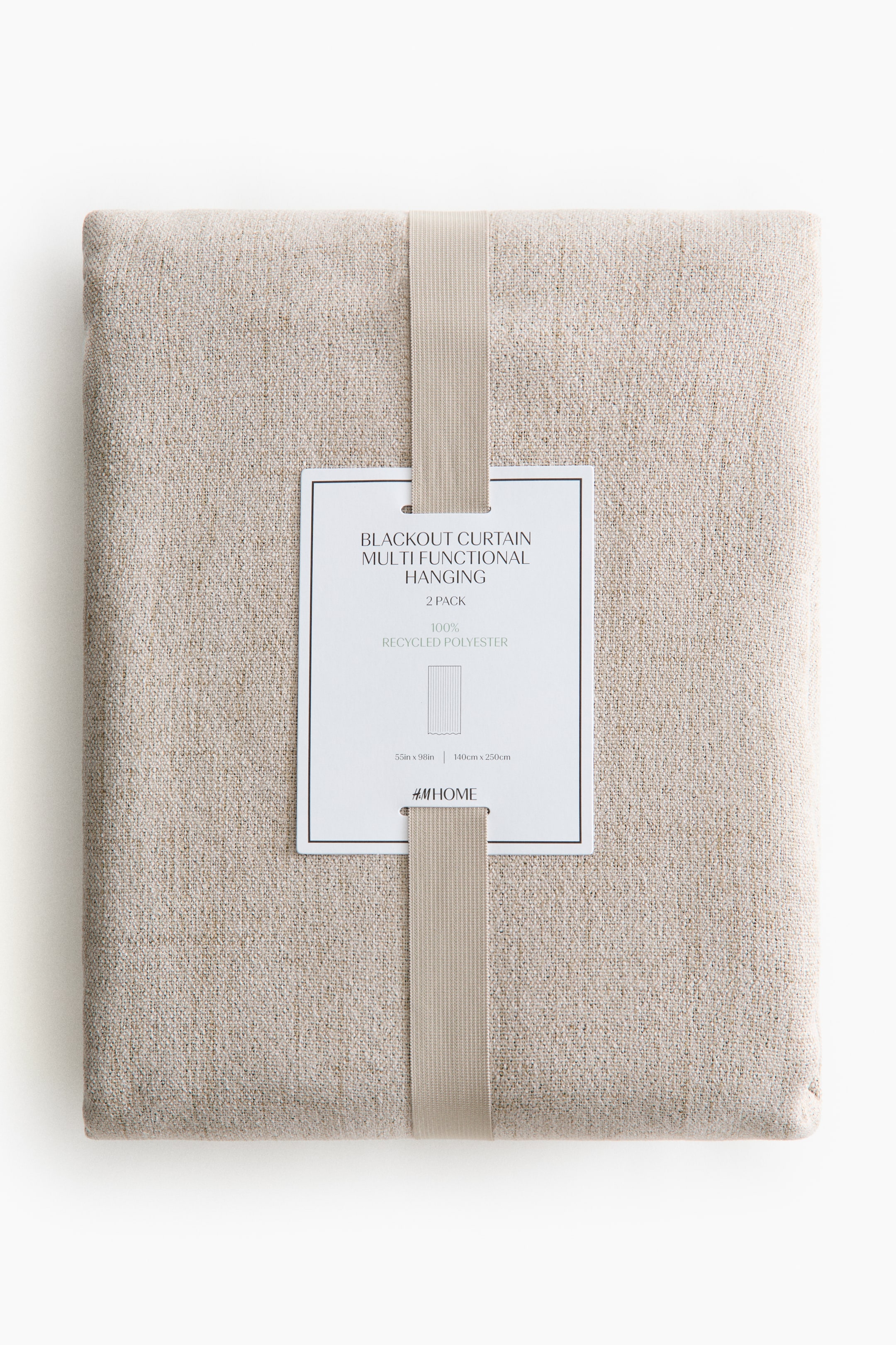 View larger image: 2-Pack Blackout Curtain Panels - Beige - Home All | H&M US 2
