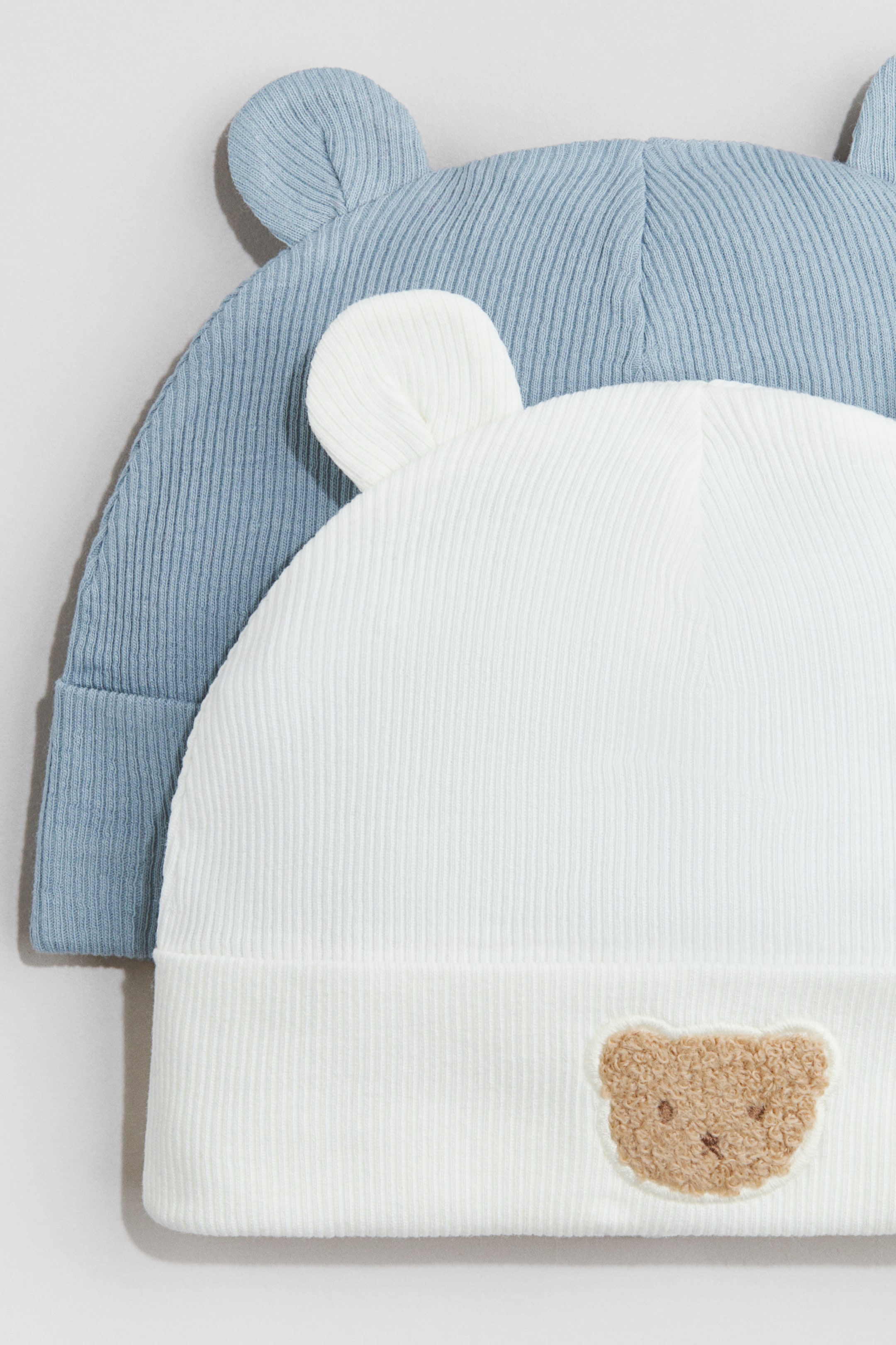 2-Pack Cotton Jersey Beanies