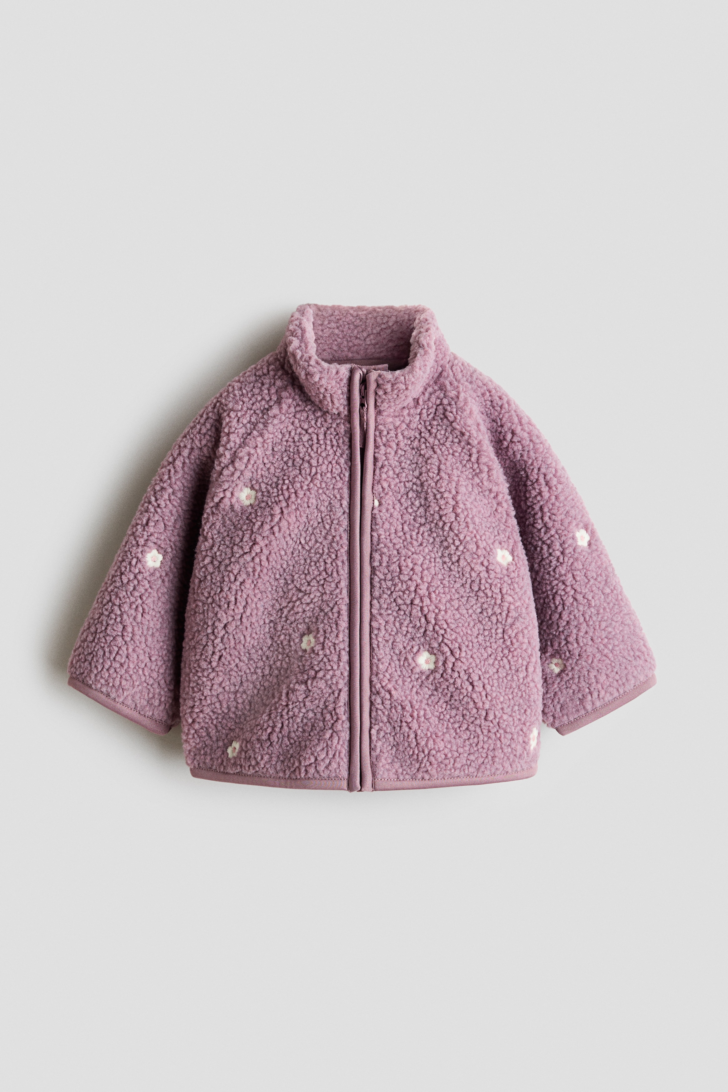 Chaqueta estampada en borreguitoAuxiliar