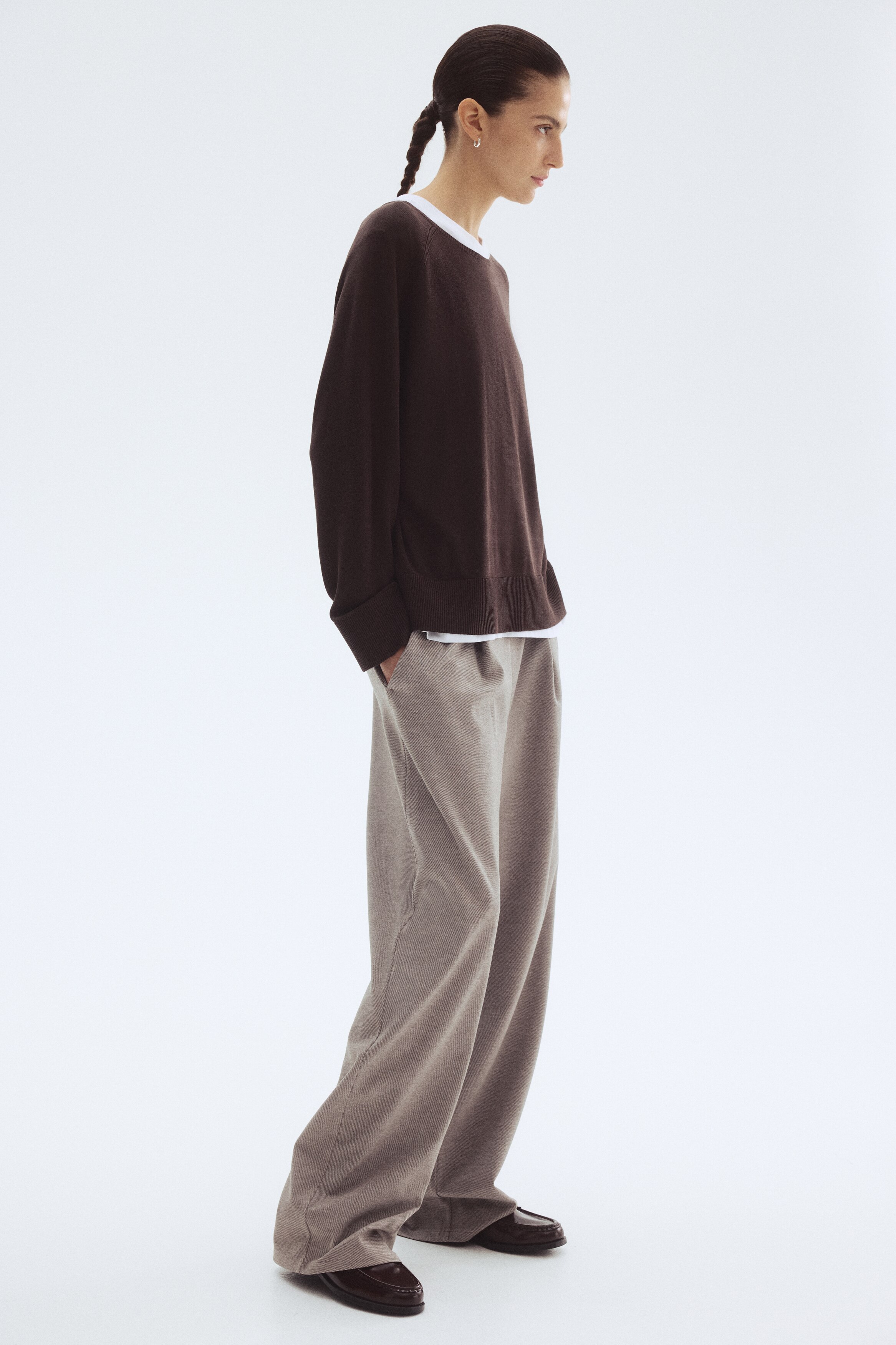 Wide trousers
