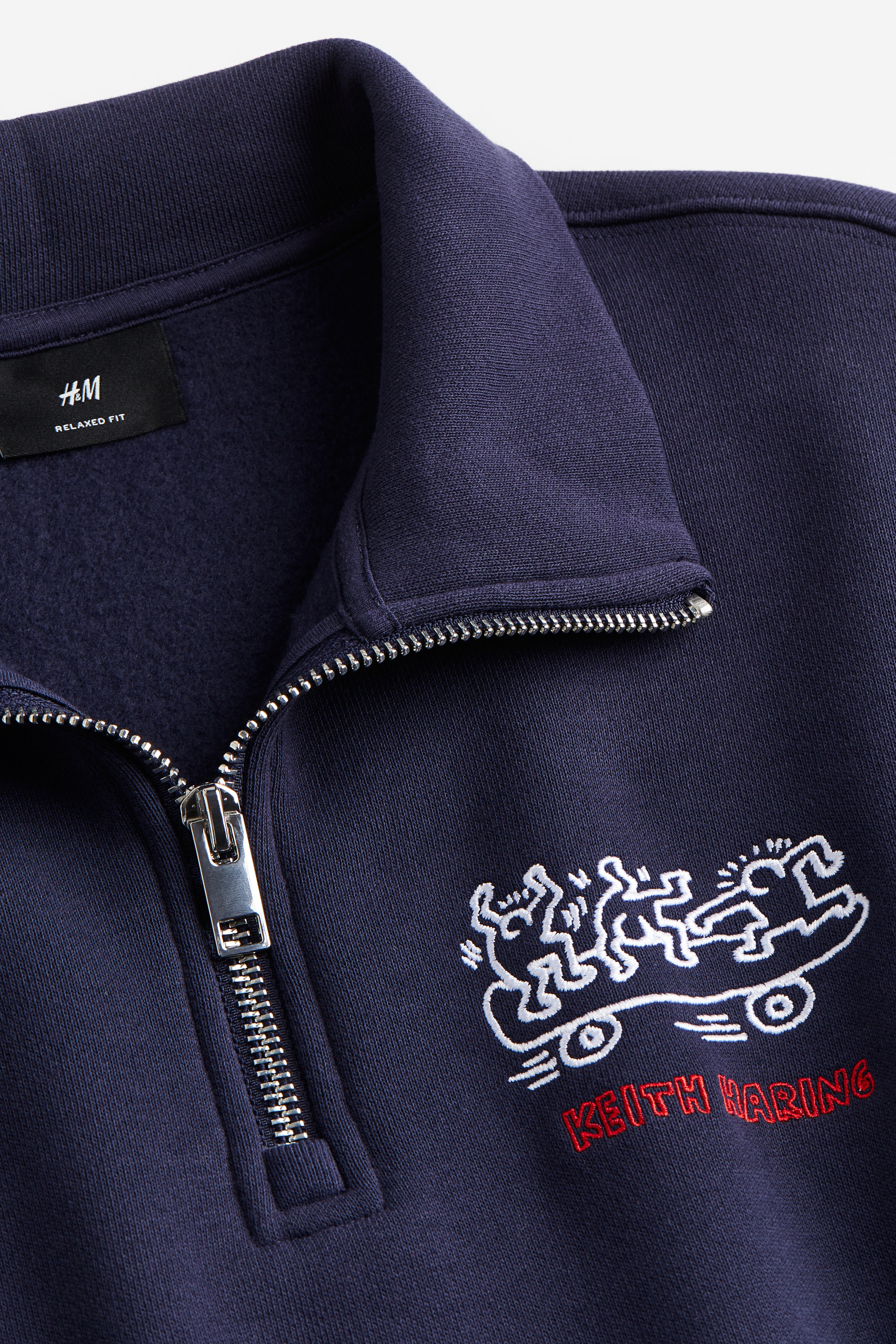 Relaxed Fit Zip-top sweatshirt