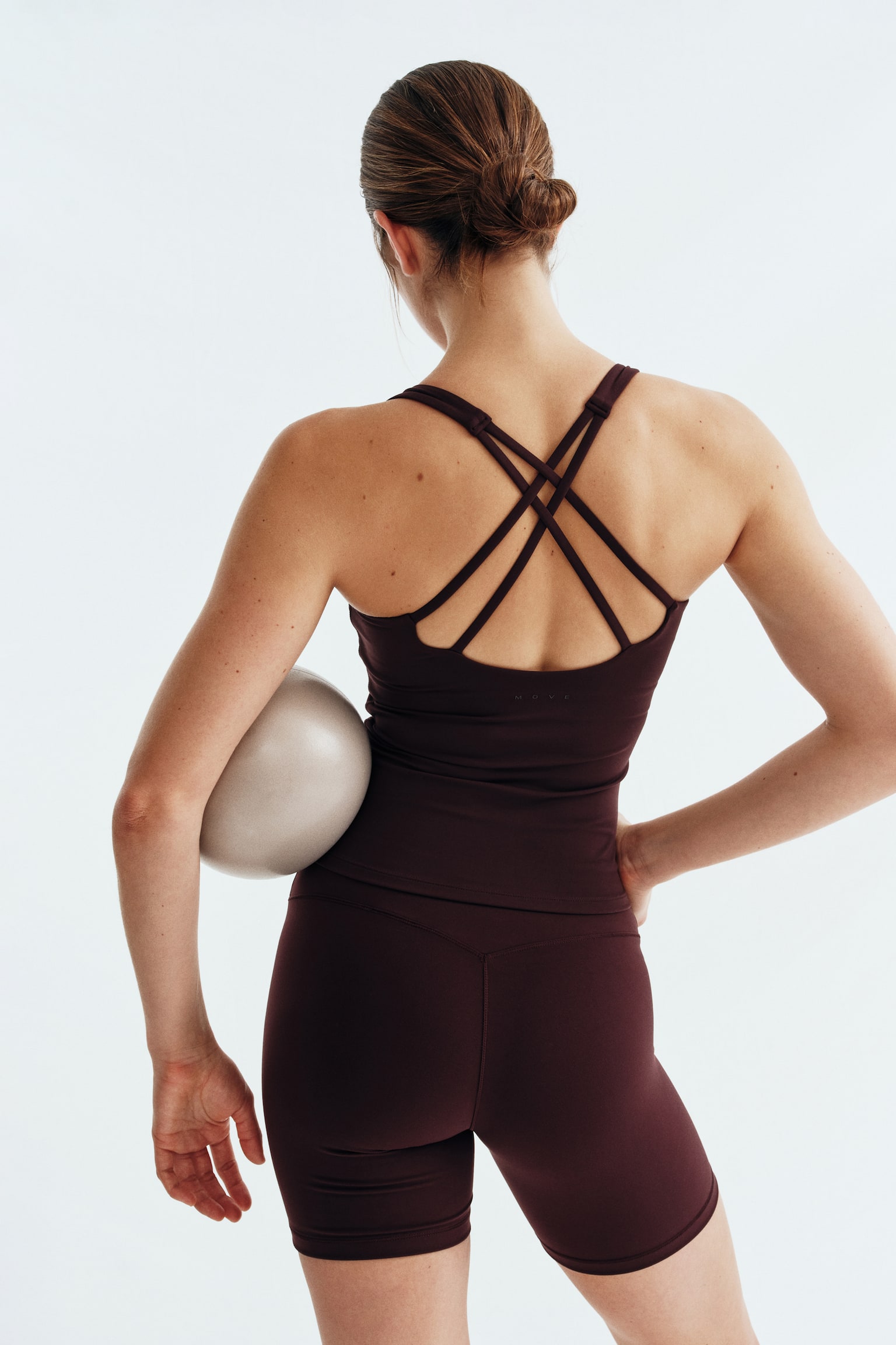 Biking Shorts with SoftMove™-Chocolate plum - 7