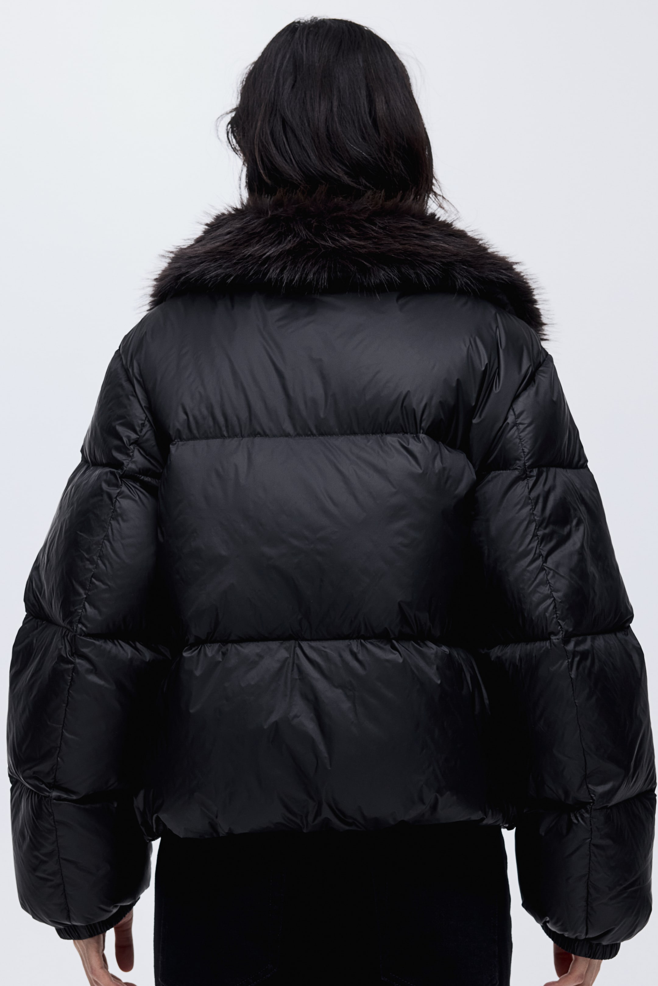 View larger image: Down puffer jacket - Black - Ladies | H&M IE 4