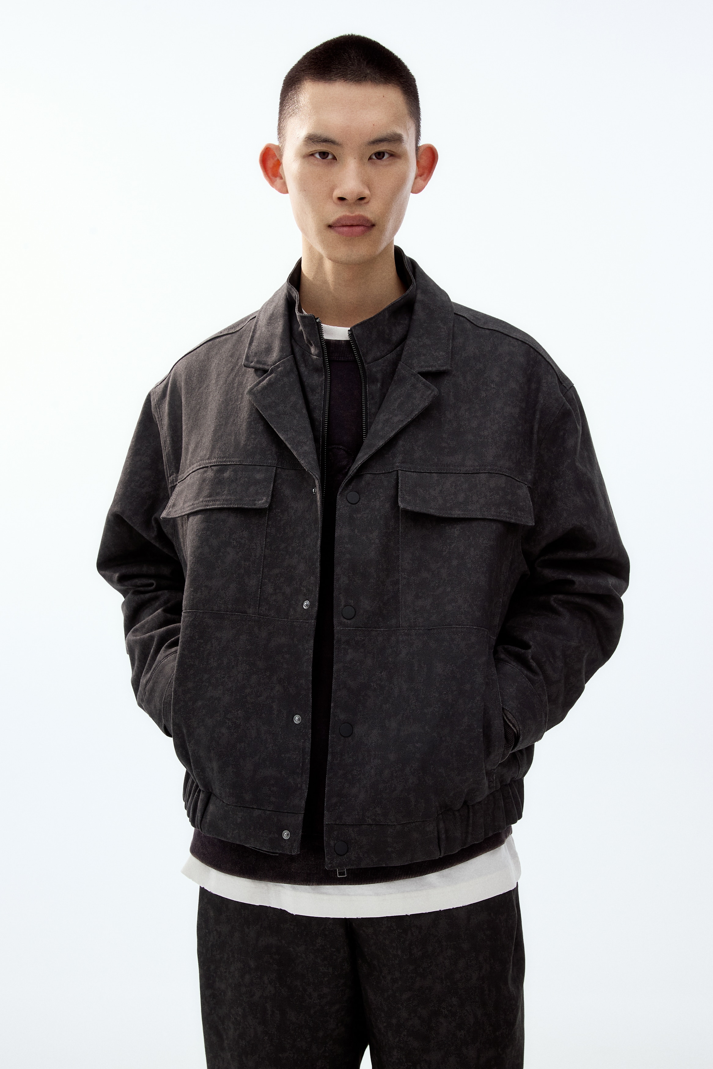 ワークウェアジャケット - ブラック - Men | H&M JP