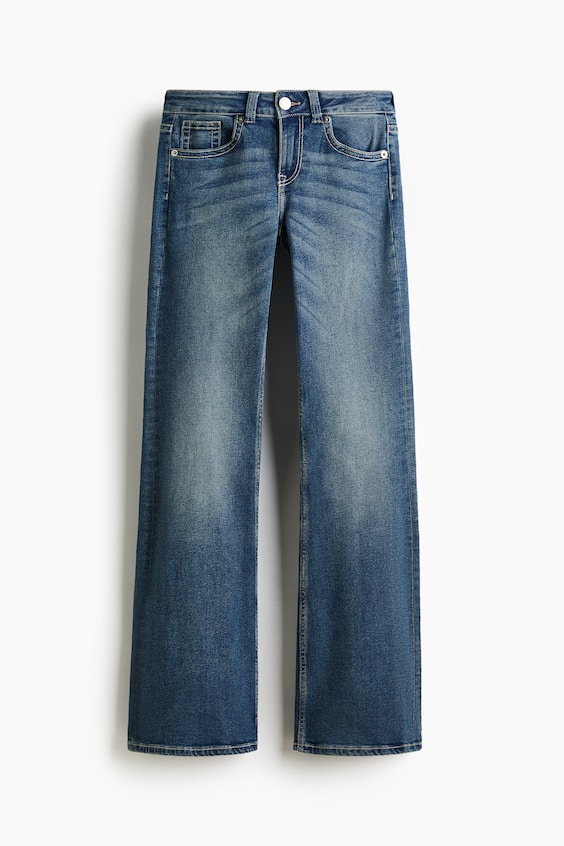 Женские джинсы H&M Flared Low Jeans