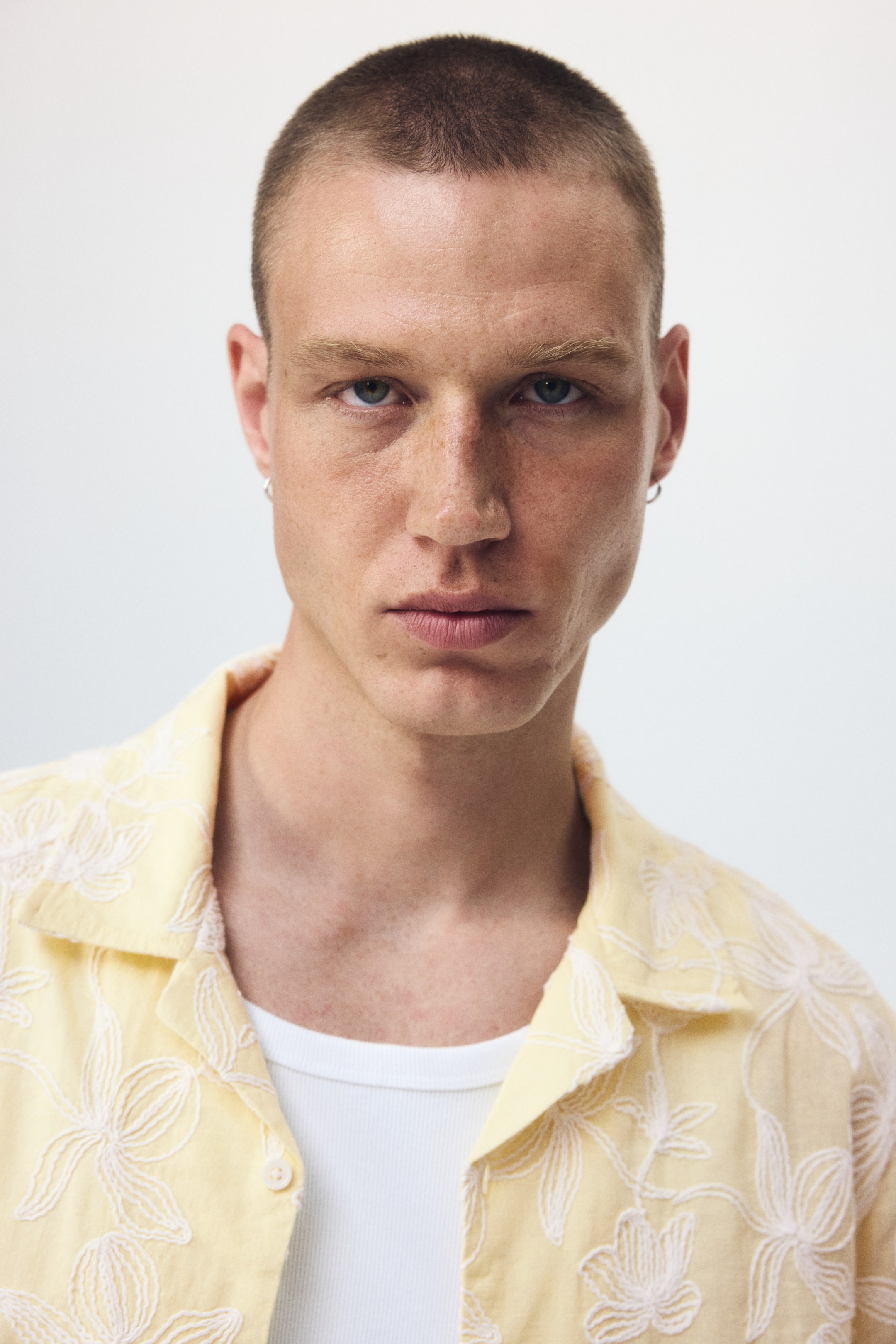 Regular-Fit Embroidered Resort Shirt