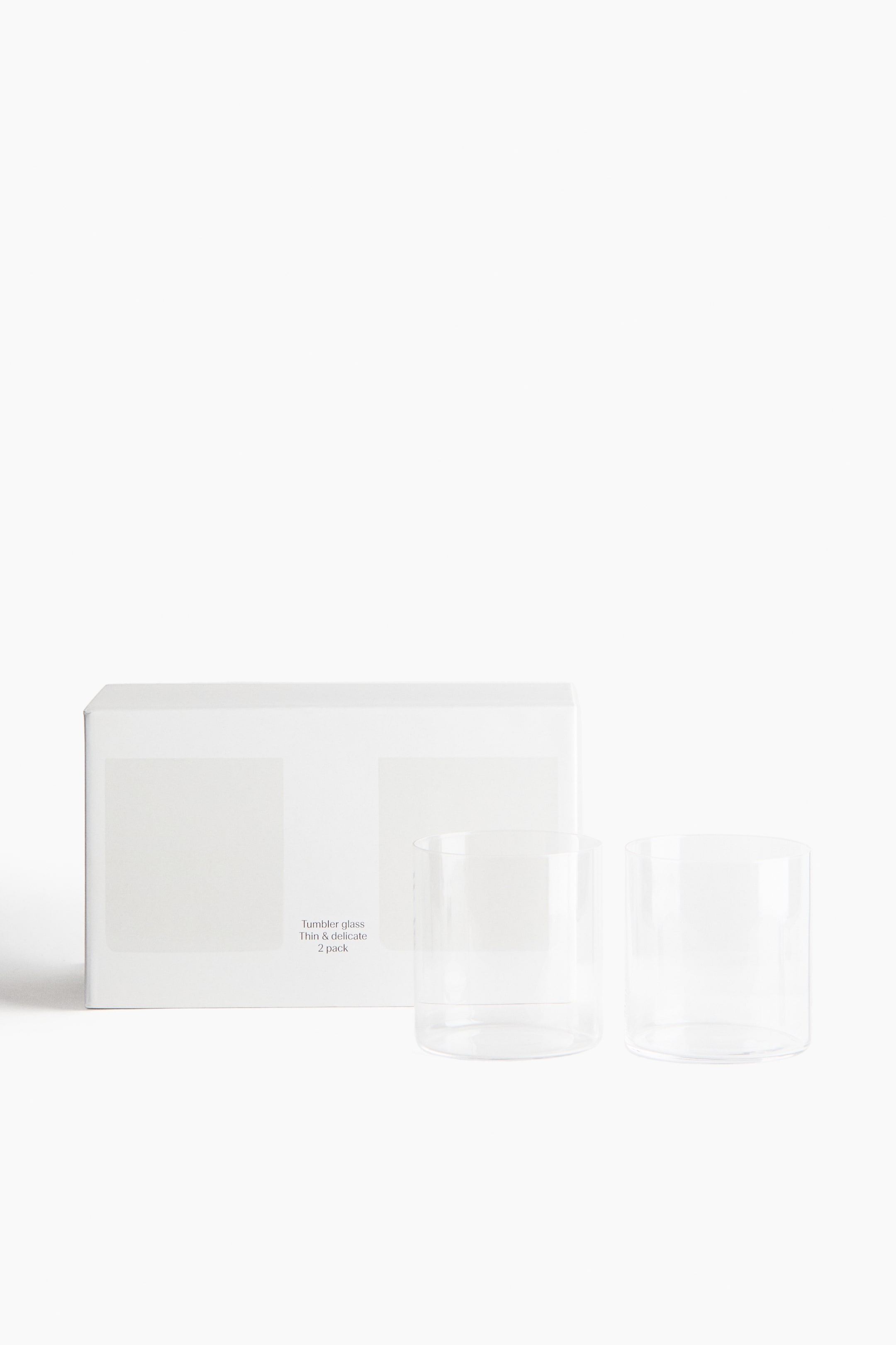 Ver imagem maior: Pack de 2 copos de vidro - Transparente - HOME | H&M PT 4