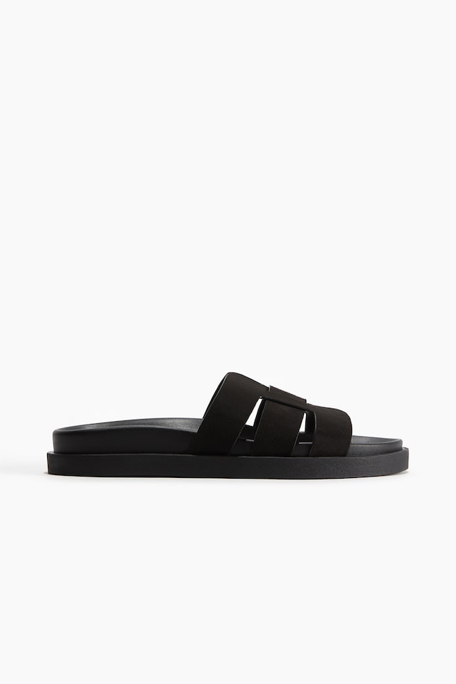 Sandalias - Negro/Marrón oscuro/Blanco/Negro - 1