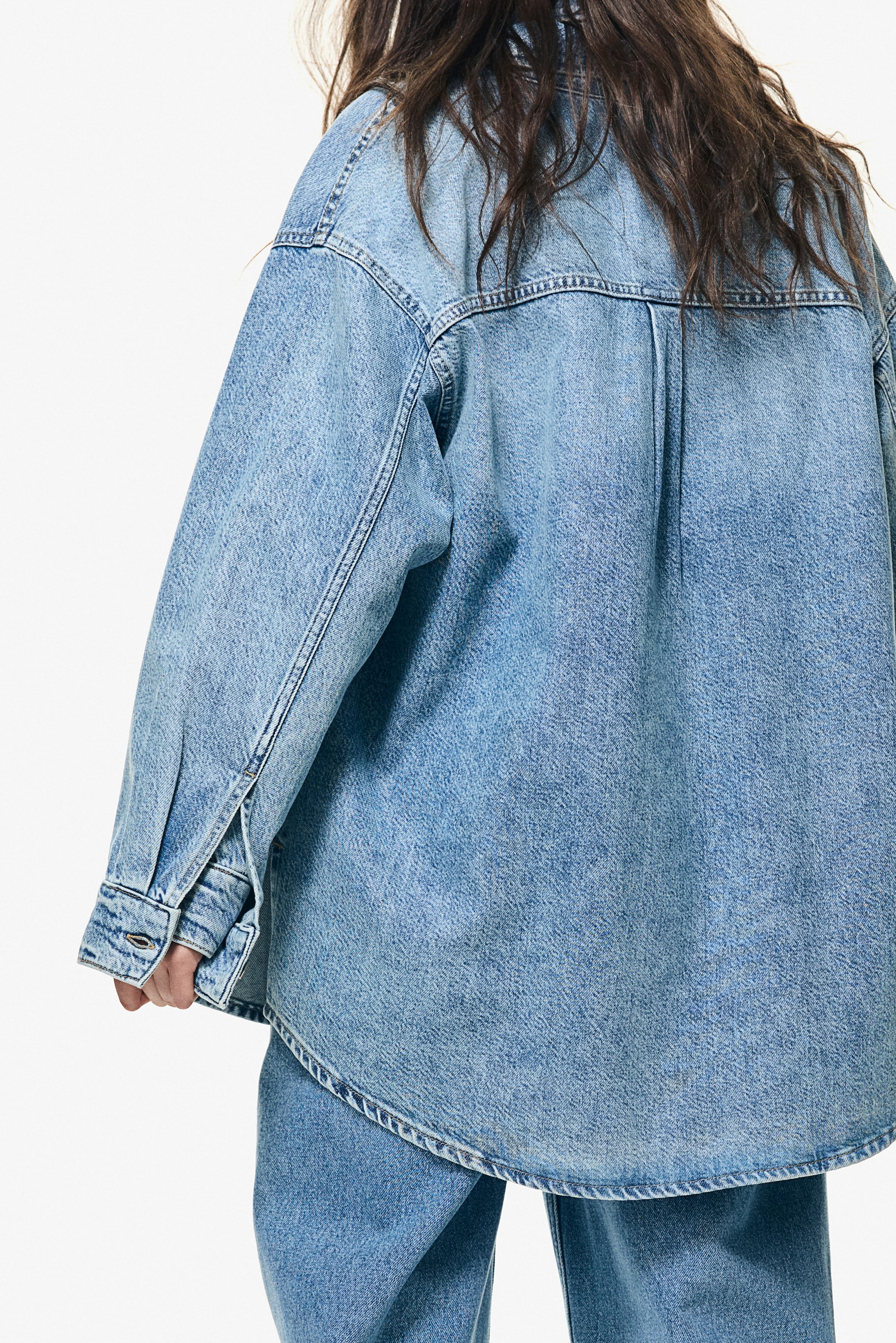 Feather Soft Oversized Denim Shirt