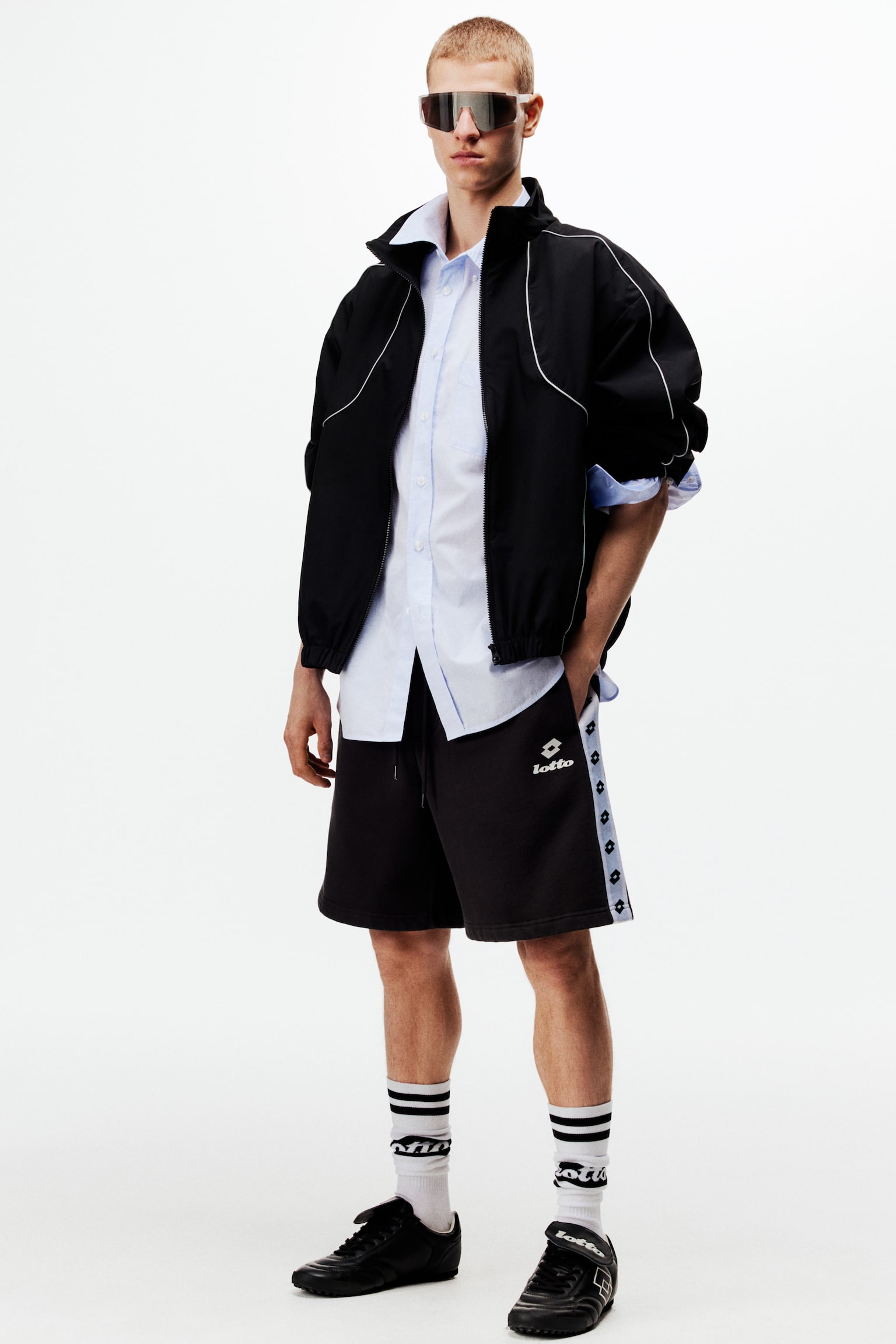 Regular Fit Sweatshorts - Black/Lotto/Light blue/Lotto/White/Lotto - 1