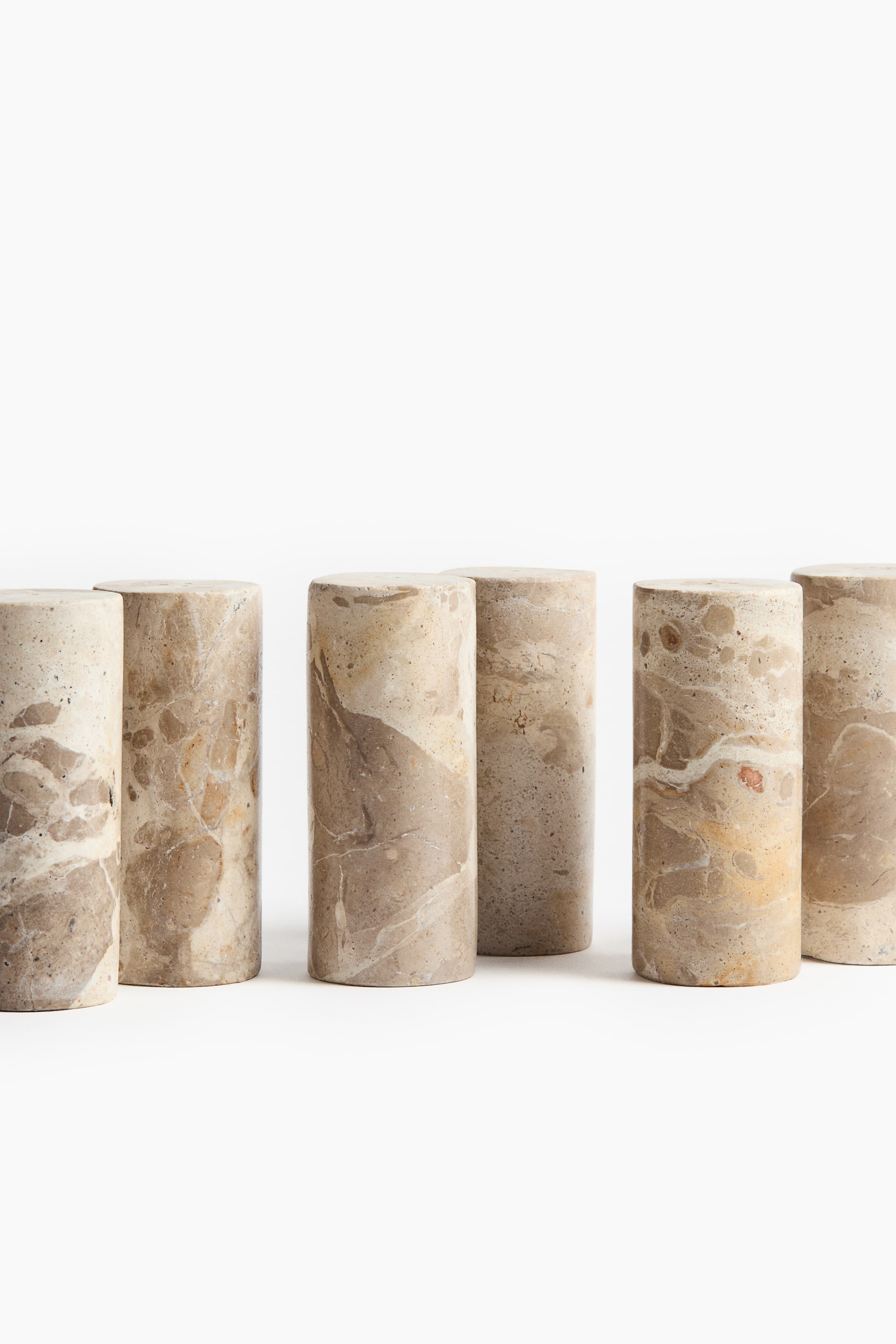 View larger image: Marble salt and pepper shakers - Beige/Marbled - Home All | H&M GB 2