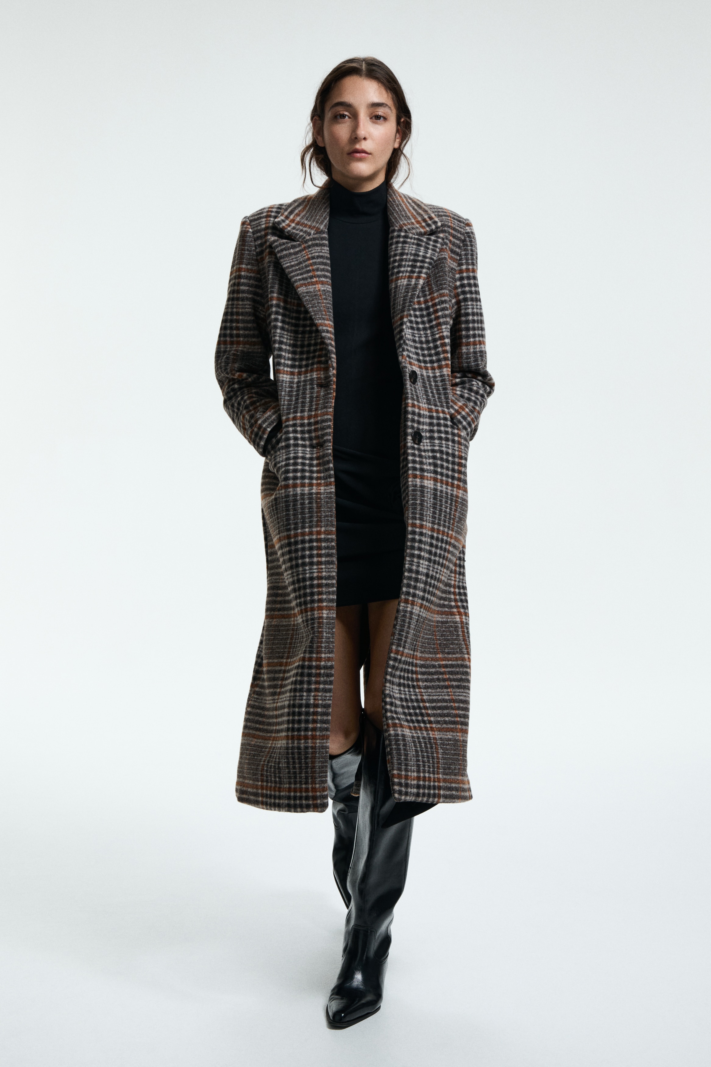 Women's Checked Coats | Faux Fur & Trenches | H&M US