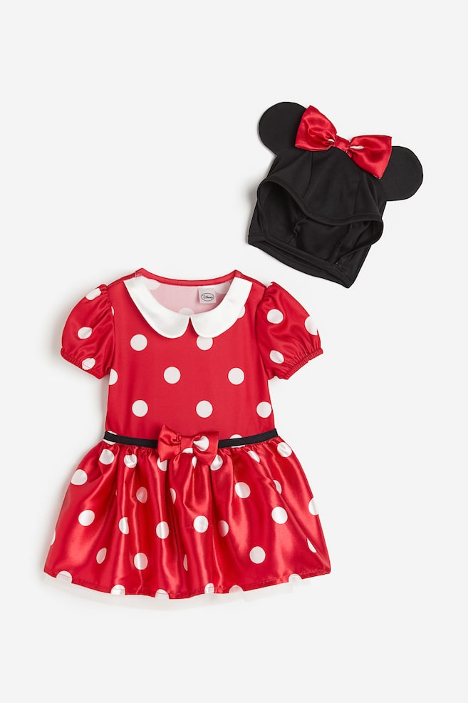 2-delt sæt med Minnie Mouse-kjole - Rød/Minnie Mouse - 1