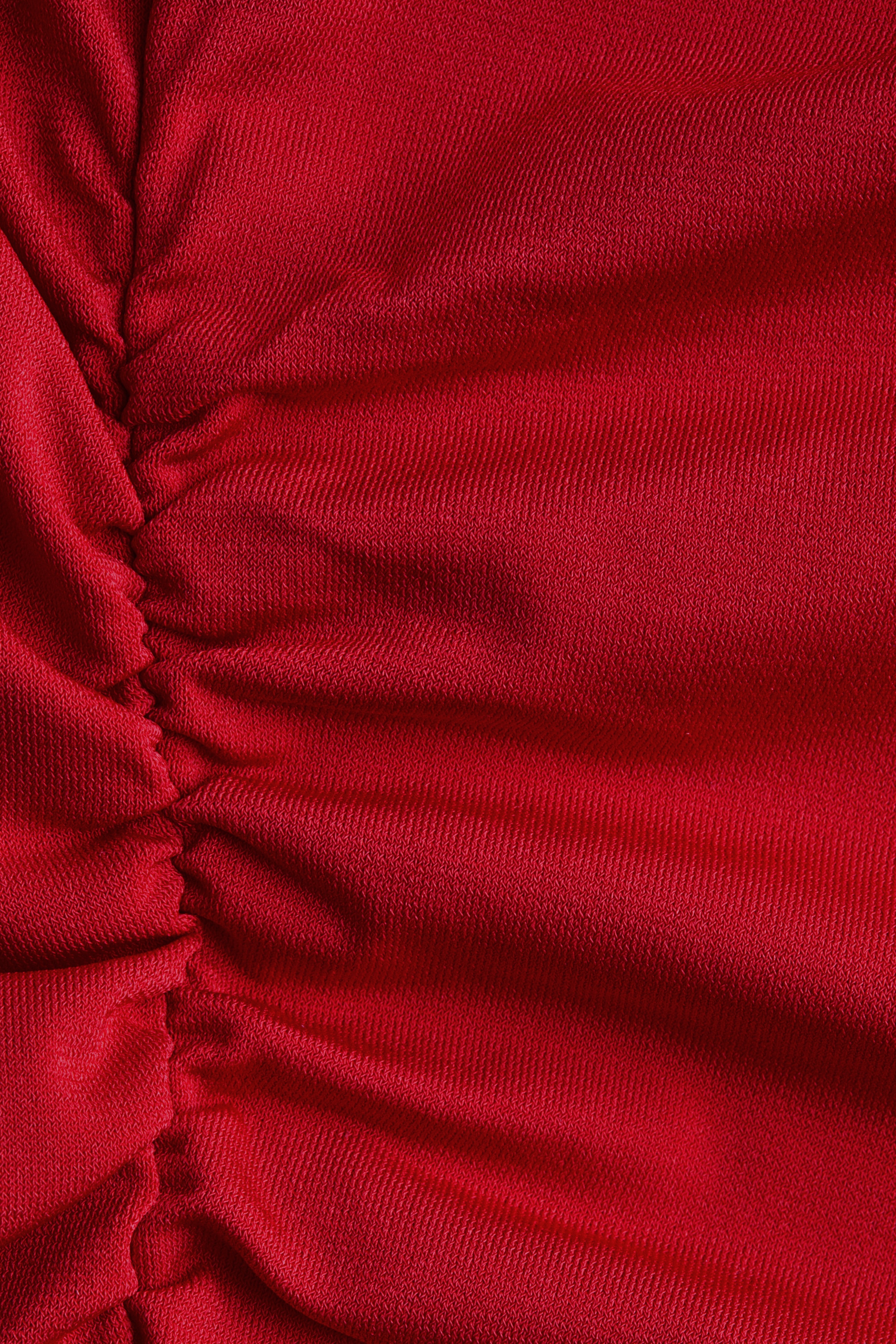 Cap-sleeved dress