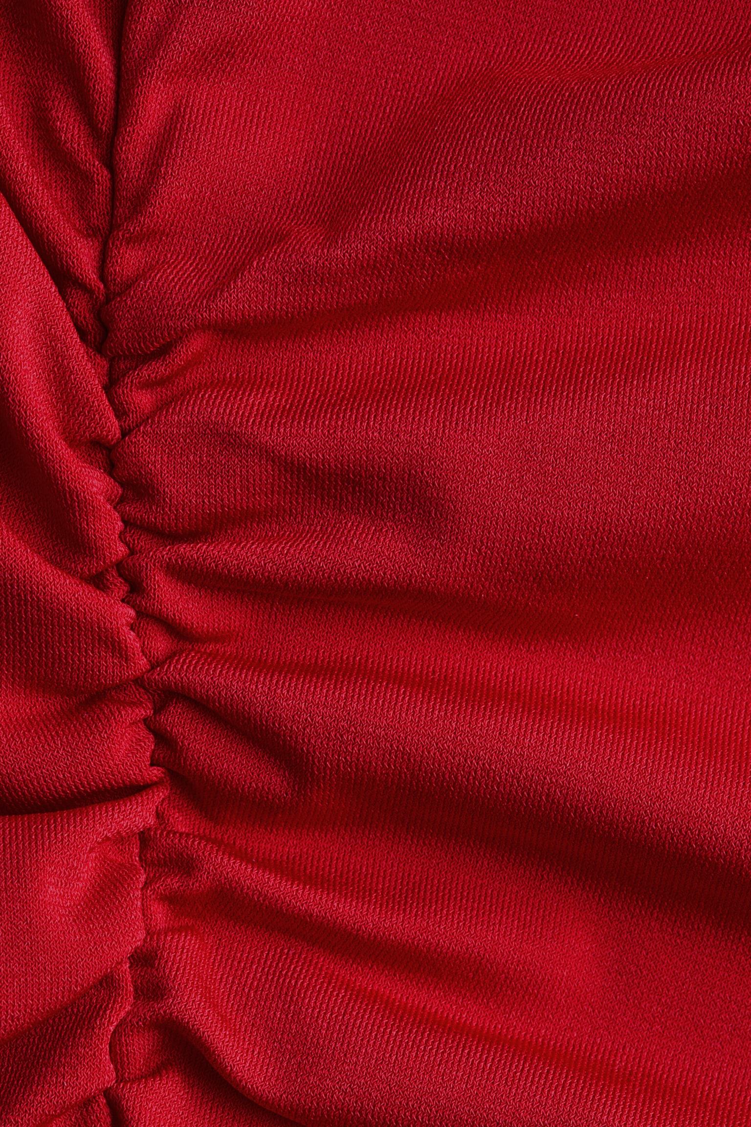 Cap-sleeved dress - Red/Black/Dark green - 2