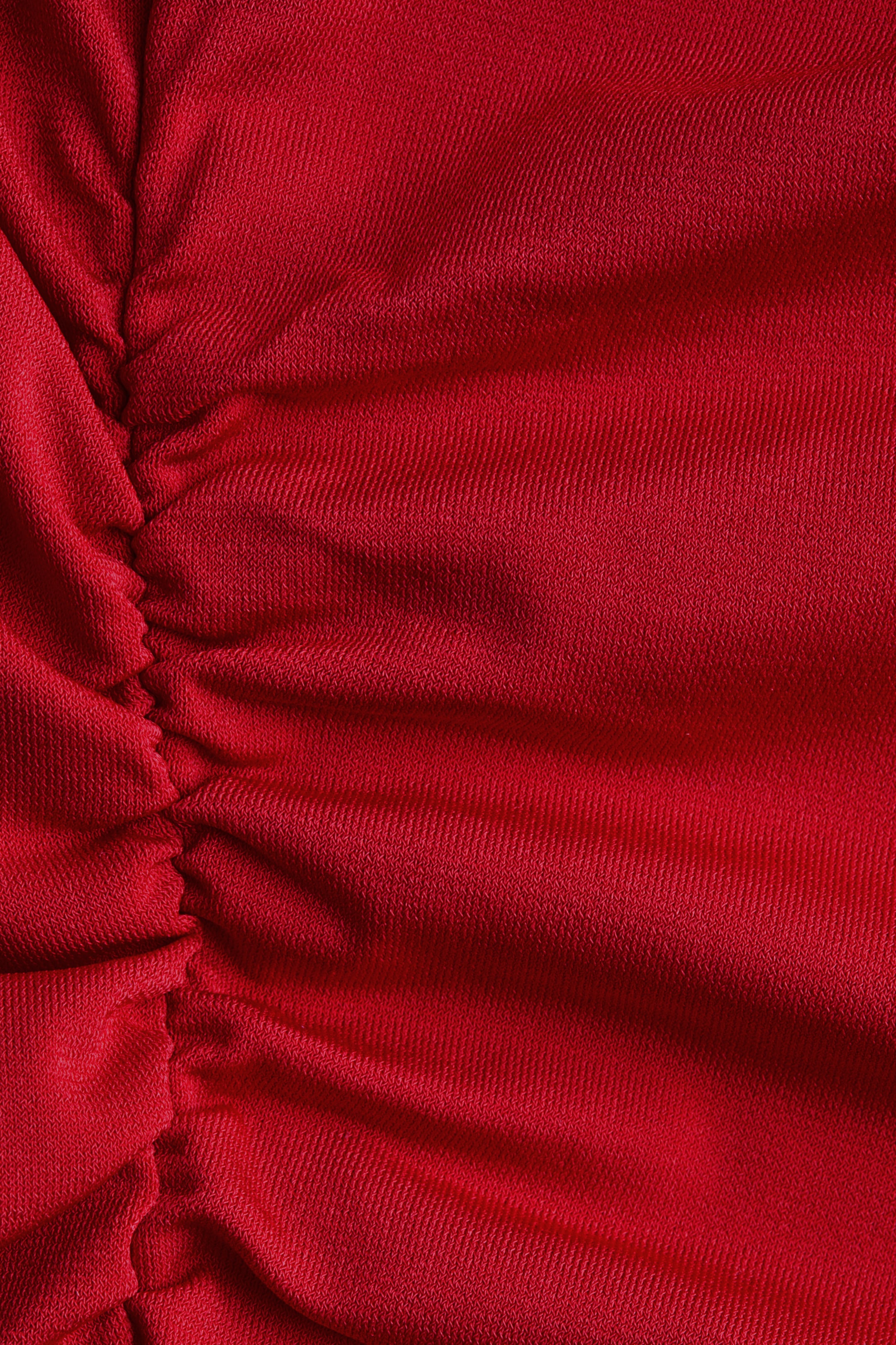 View larger image: Cap-sleeved dress - Red - Ladies | H&M 2