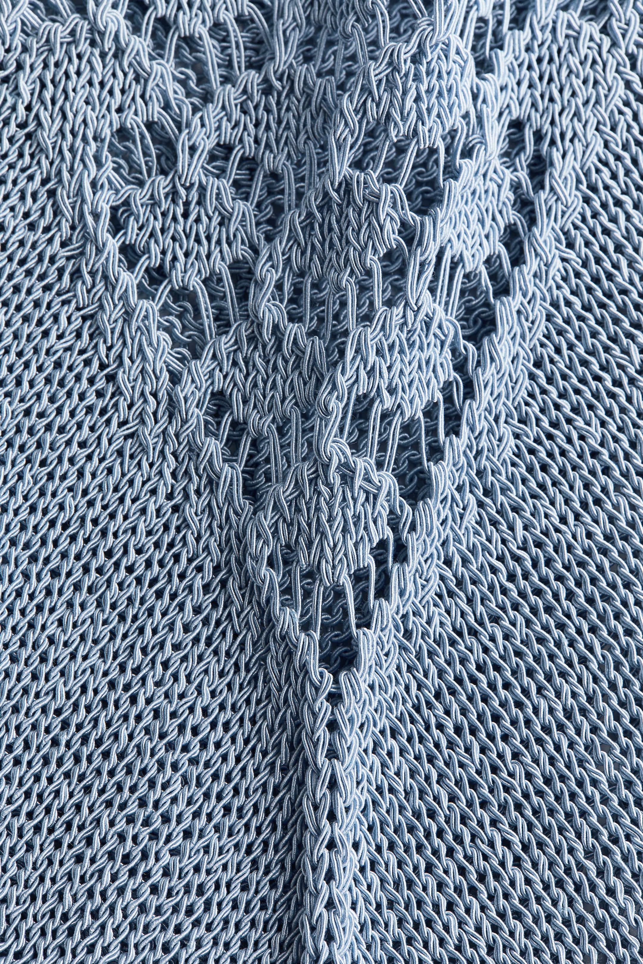 Crochet-Look Dress