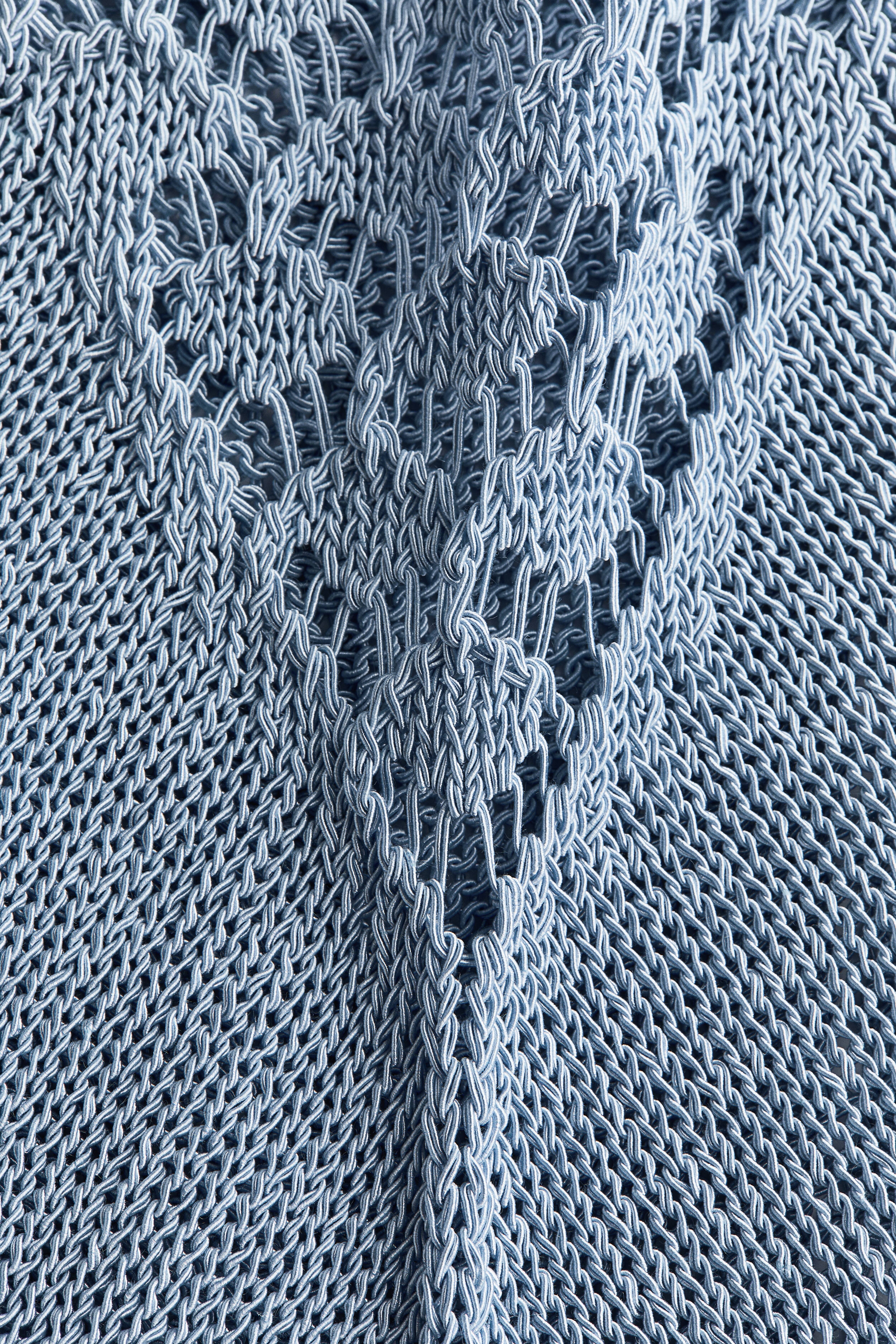 Crochet-Look Dress