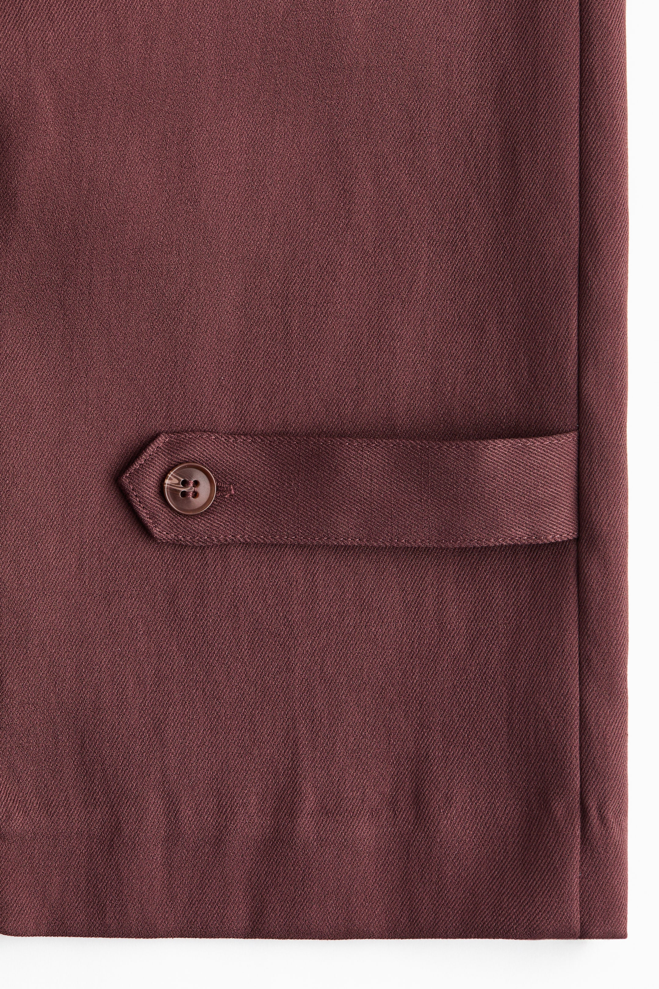Viscose-Blend Twill Pants