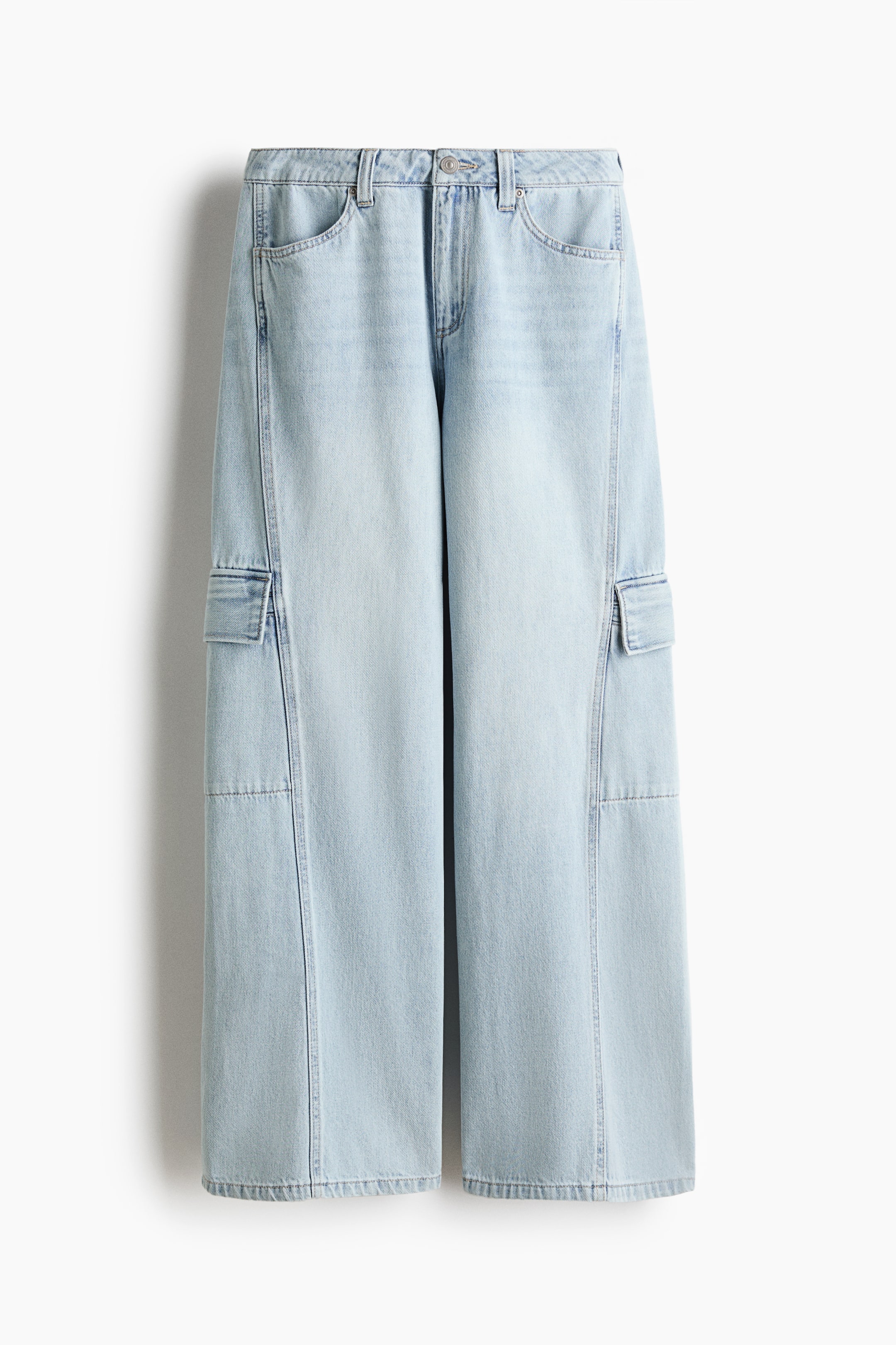 Wide-Leg Regular Waist Jeans