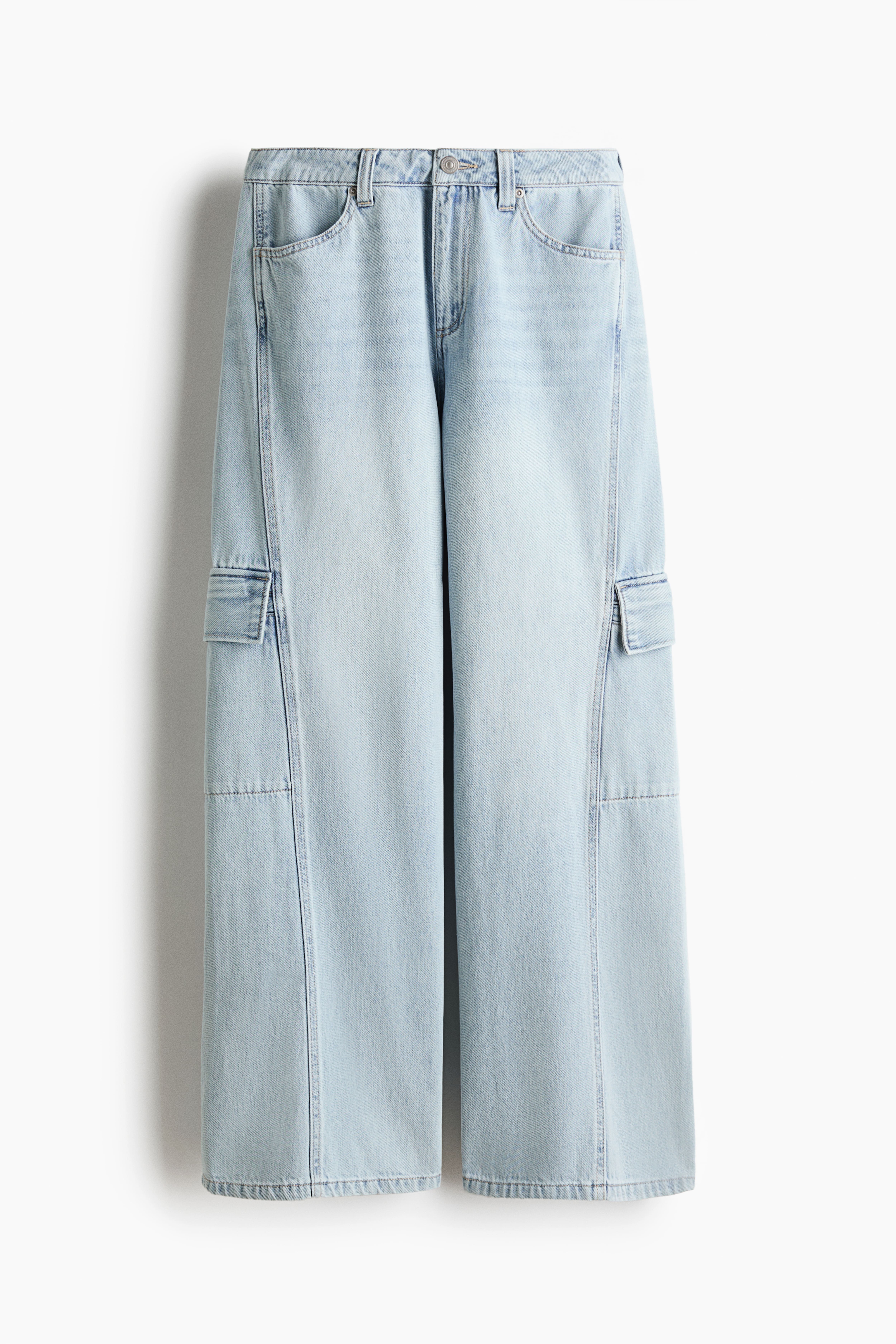 Wide-Leg Regular Waist Jeans