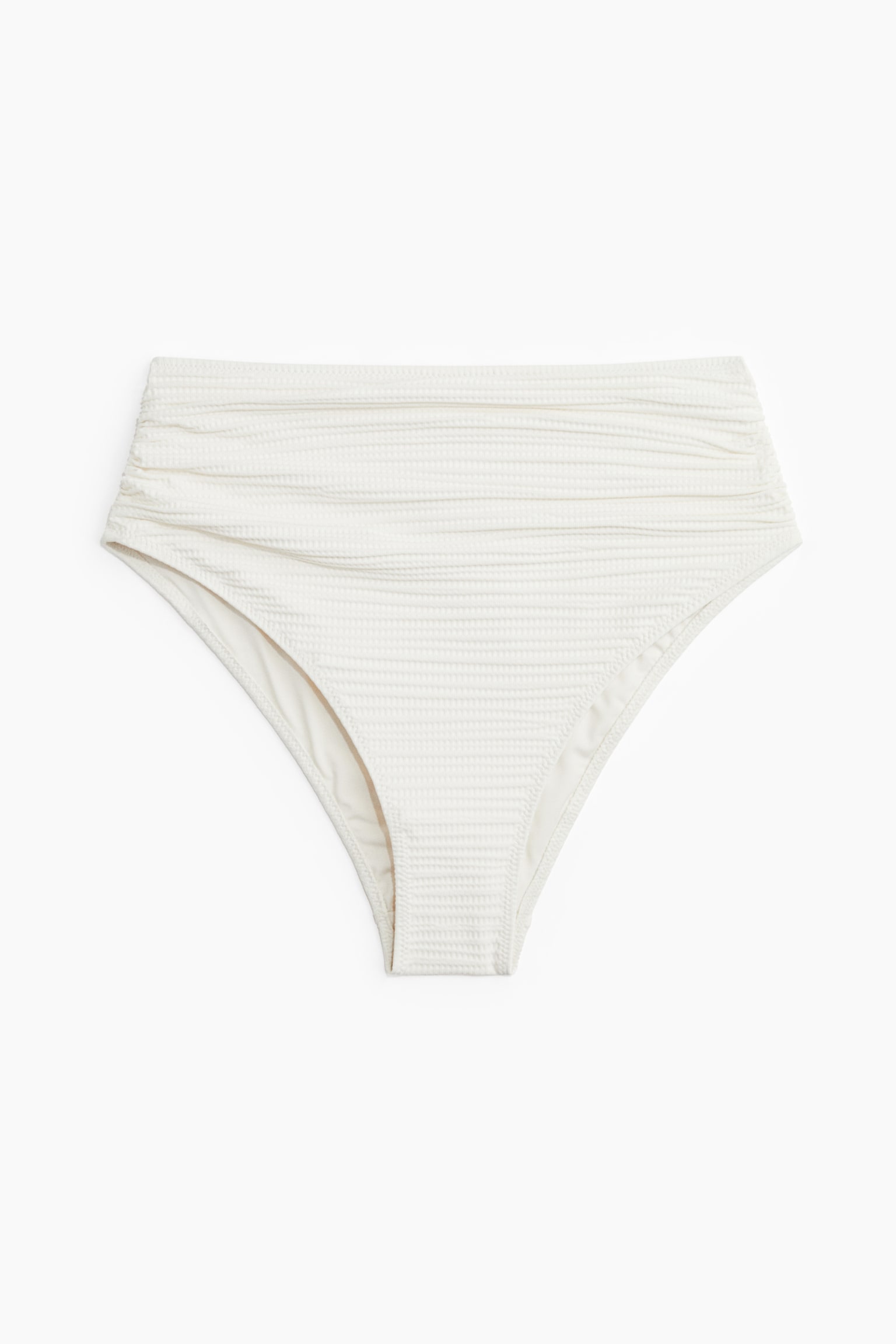 High Waist Cheeky Bikini bottoms - White/Blue/White/Blue patterned/Light yellow/Navy blue - 1