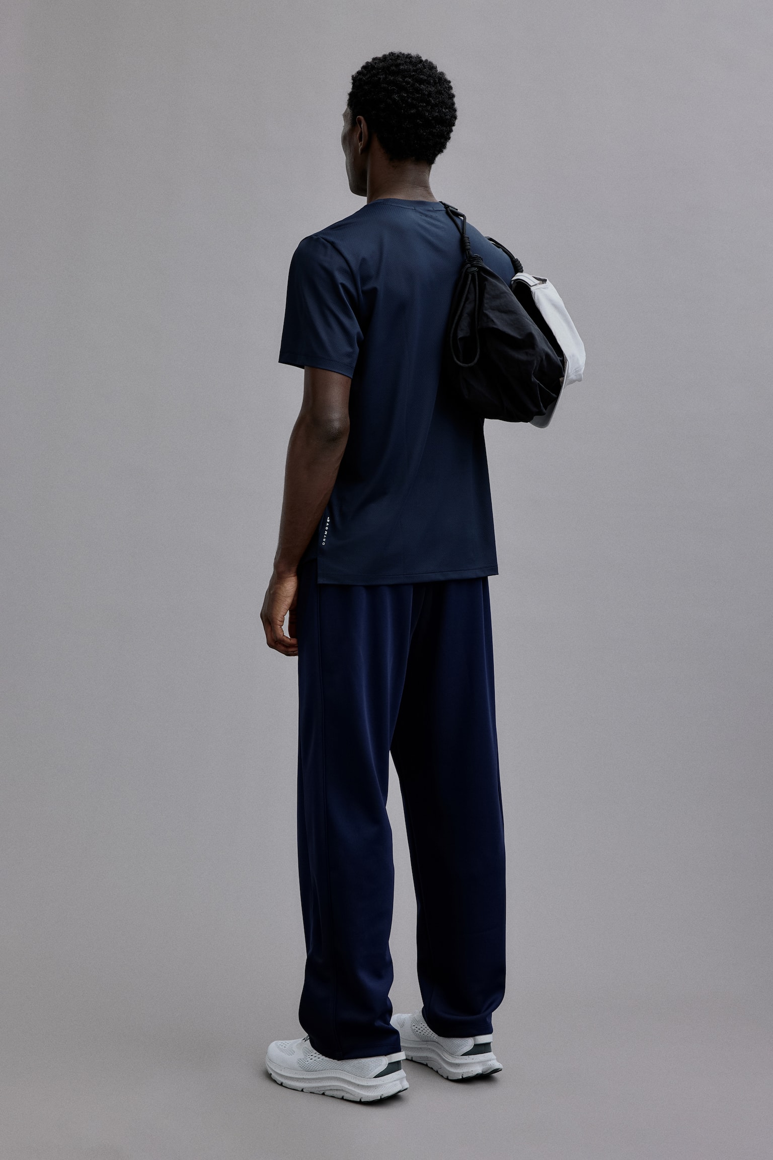 Mesh sportshirt met korte mouwen met DryMove™ - Donkerblauw/Zwart/Donkerbruin/Beige/Grijs gemêleerd/Grijs gemêleerd/Donkergroen/dessin - 3