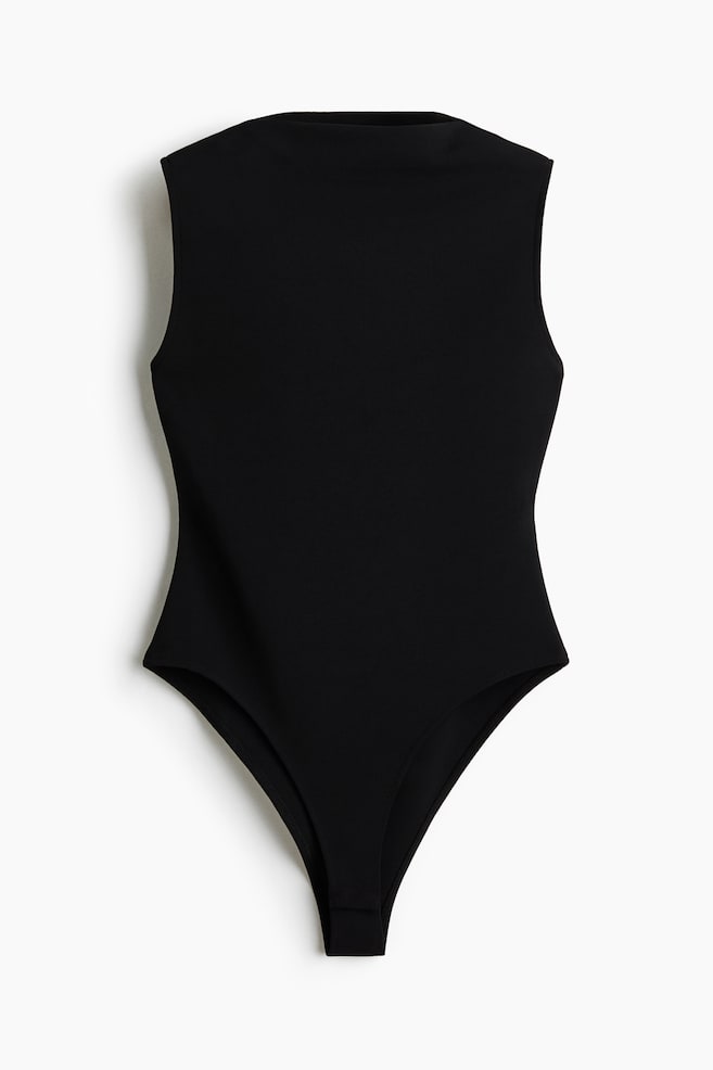 Body mit Turtleneck - Schwarz - 1