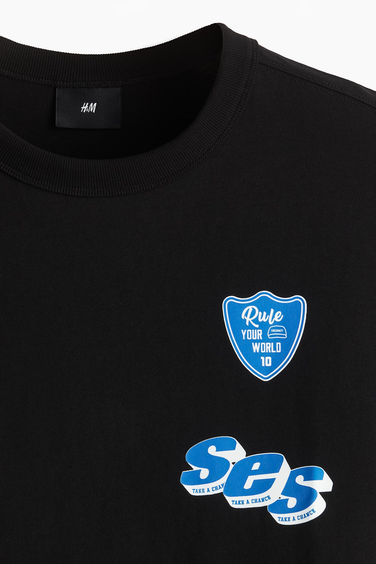 Áo thun Loose Fit - Màu đen/Consider - 4