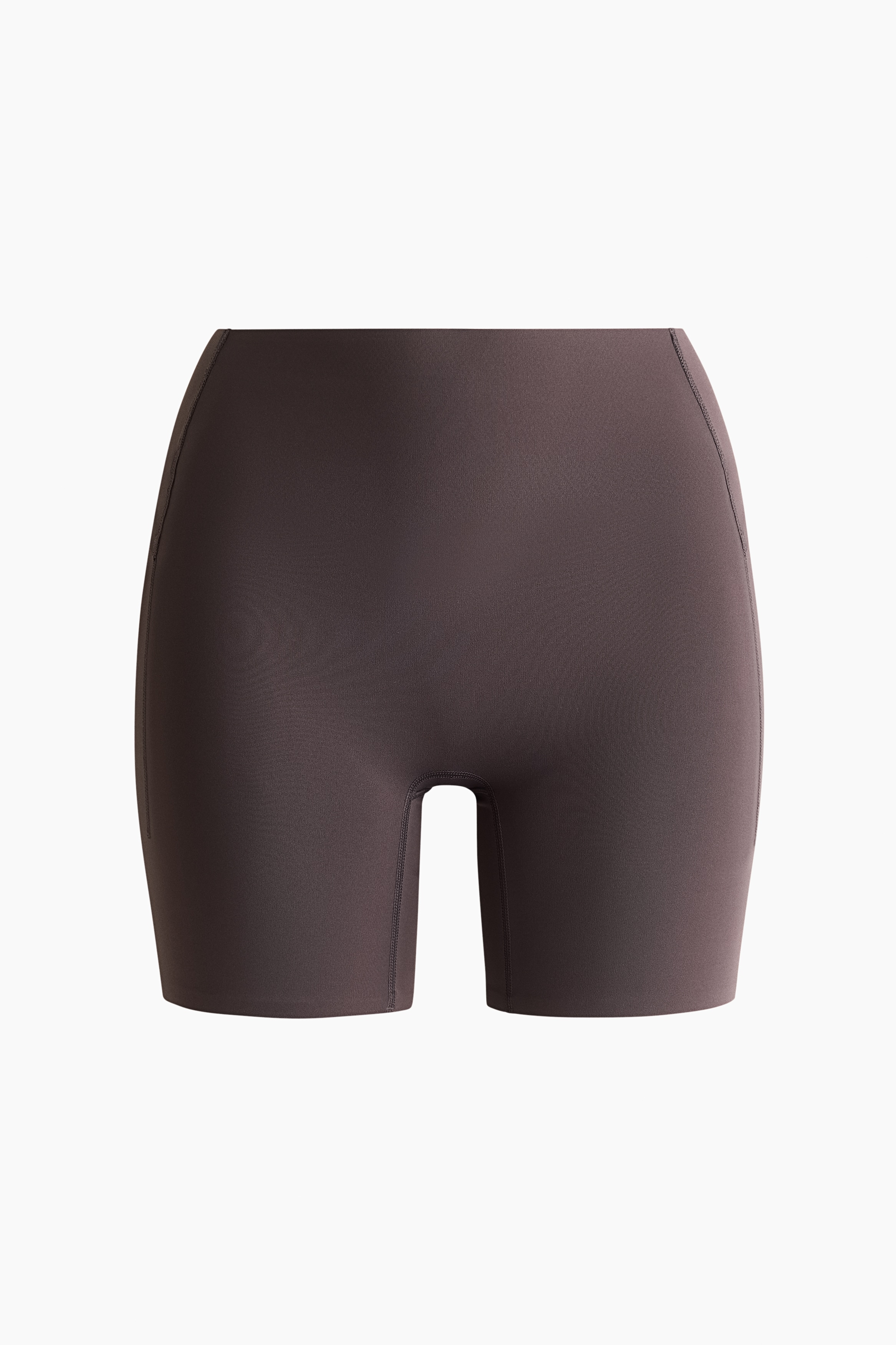 Sports biker shorts with SculptMove™ - Dark heather/Black/Dark mole