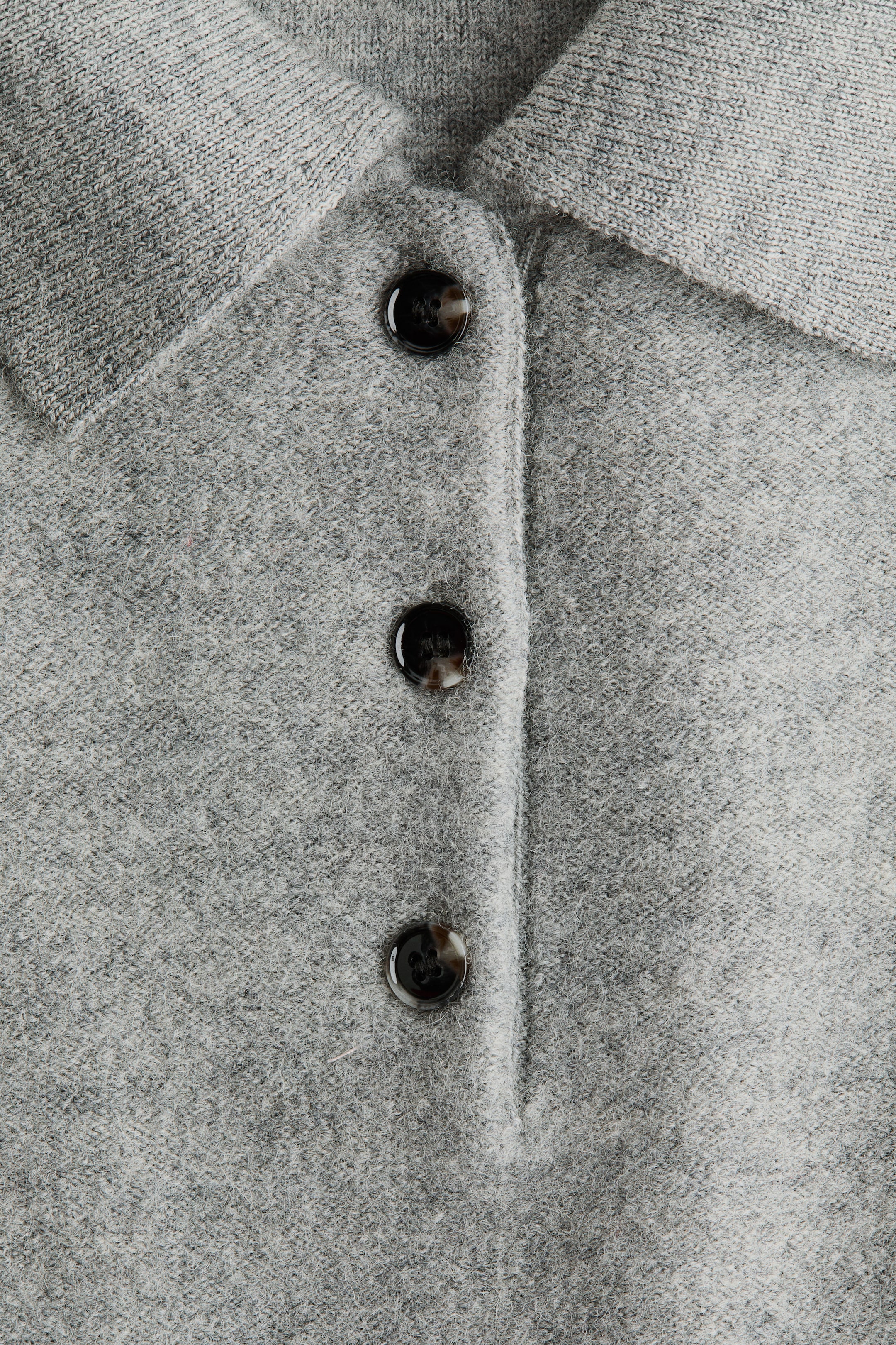 Chandail façon polo en laine
