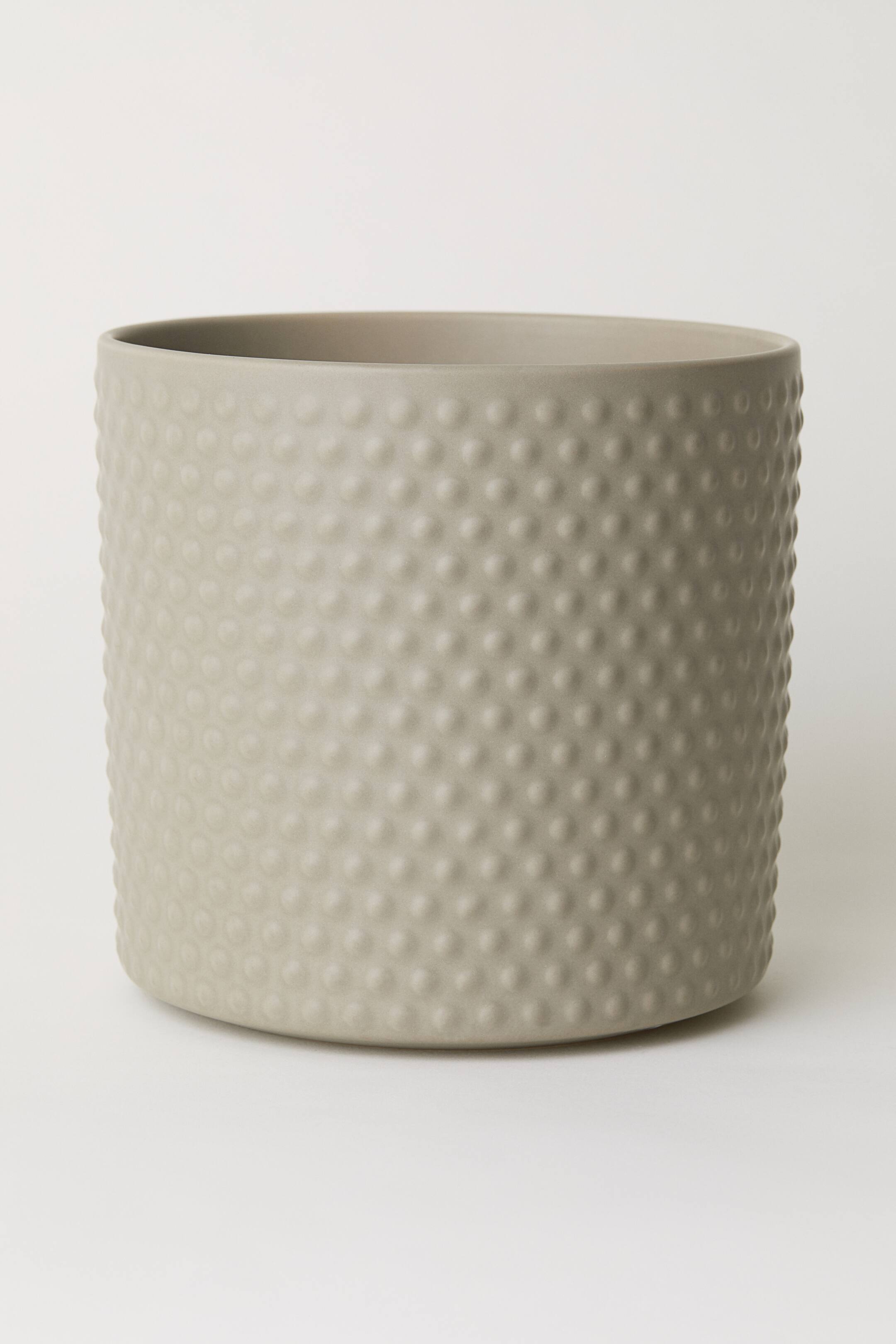 Ver imagen más grande: Maceta grande de cerámica - Topo - HOME | H&M ES 1