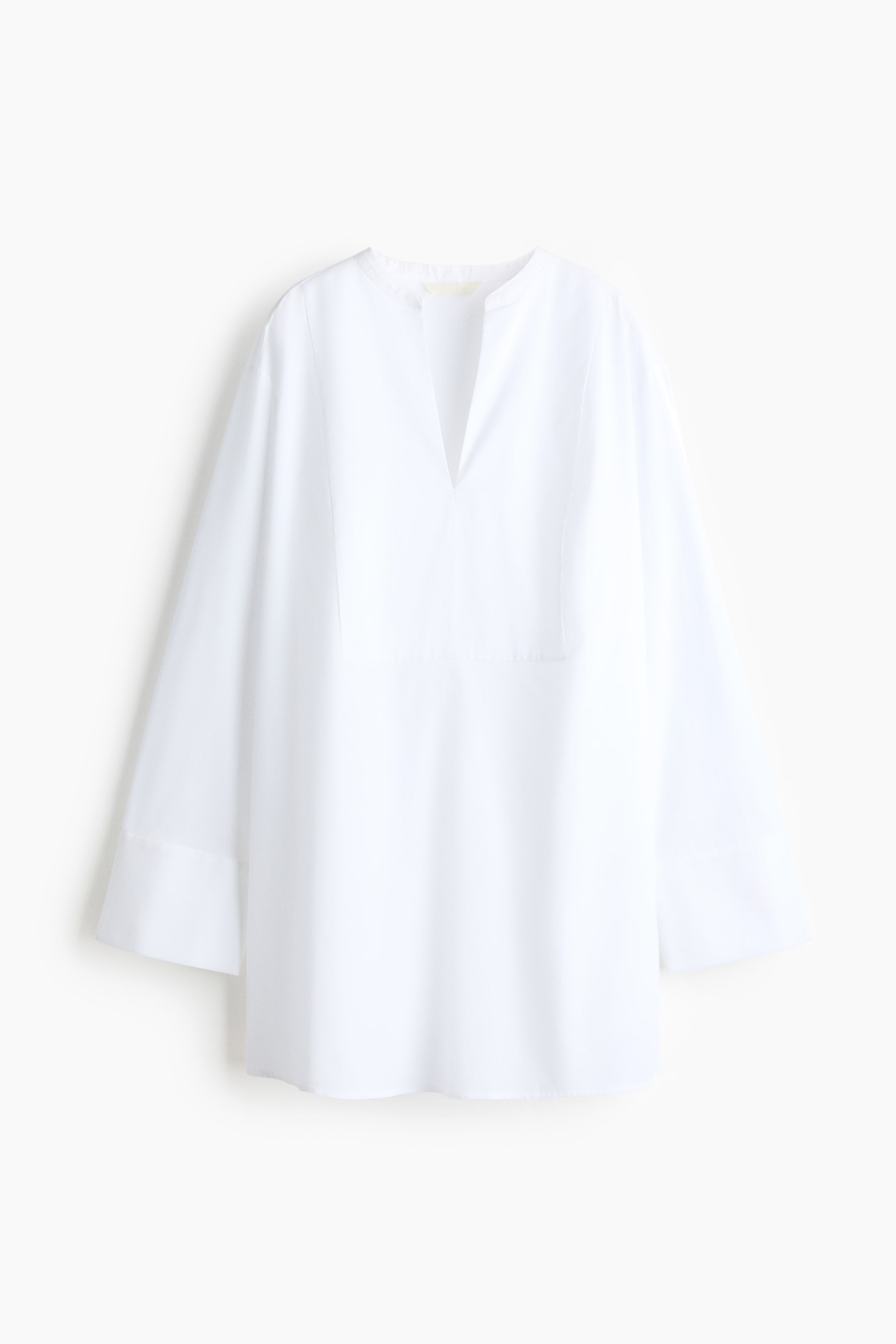 View larger image: A-line cotton blouse - White - Ladies | H&M IN 1