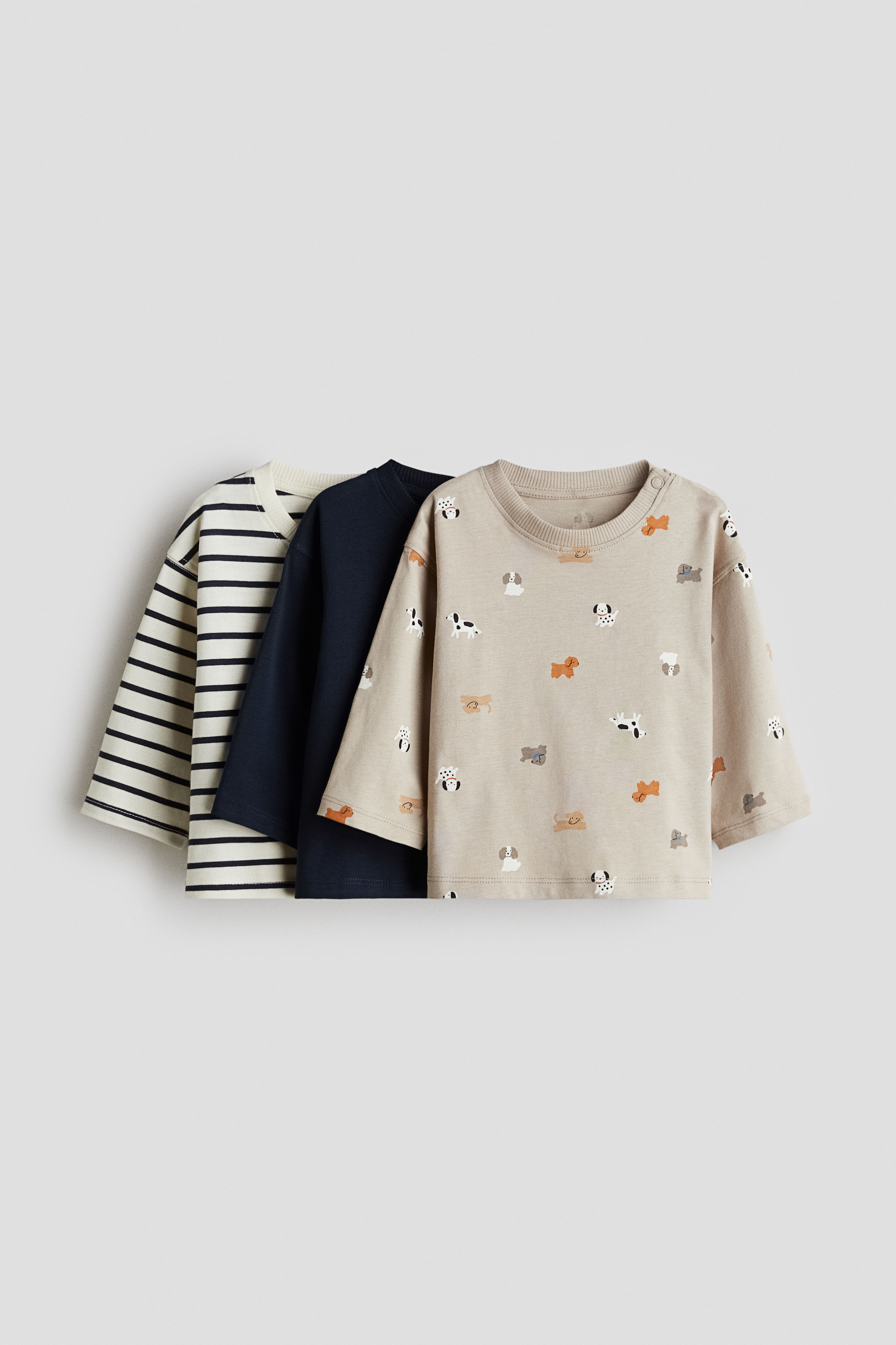 3-Pack Cotton T-Shirts