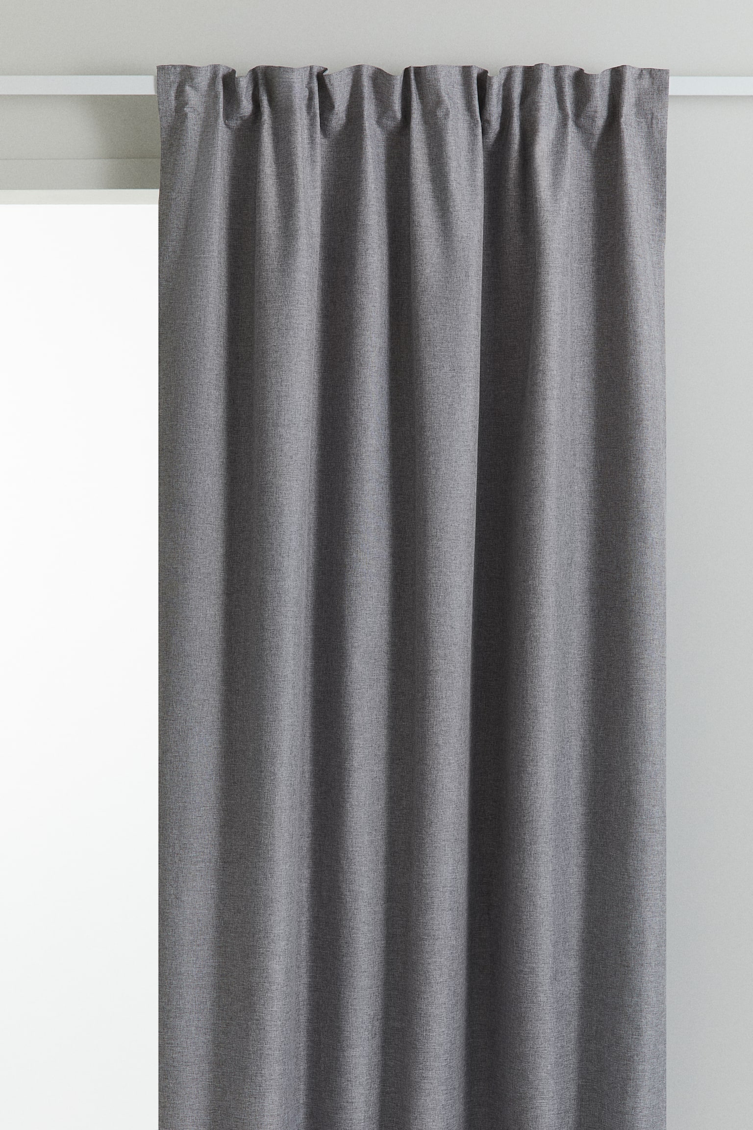 2-pack blackout curtain lengths - Grey/Beige - 1