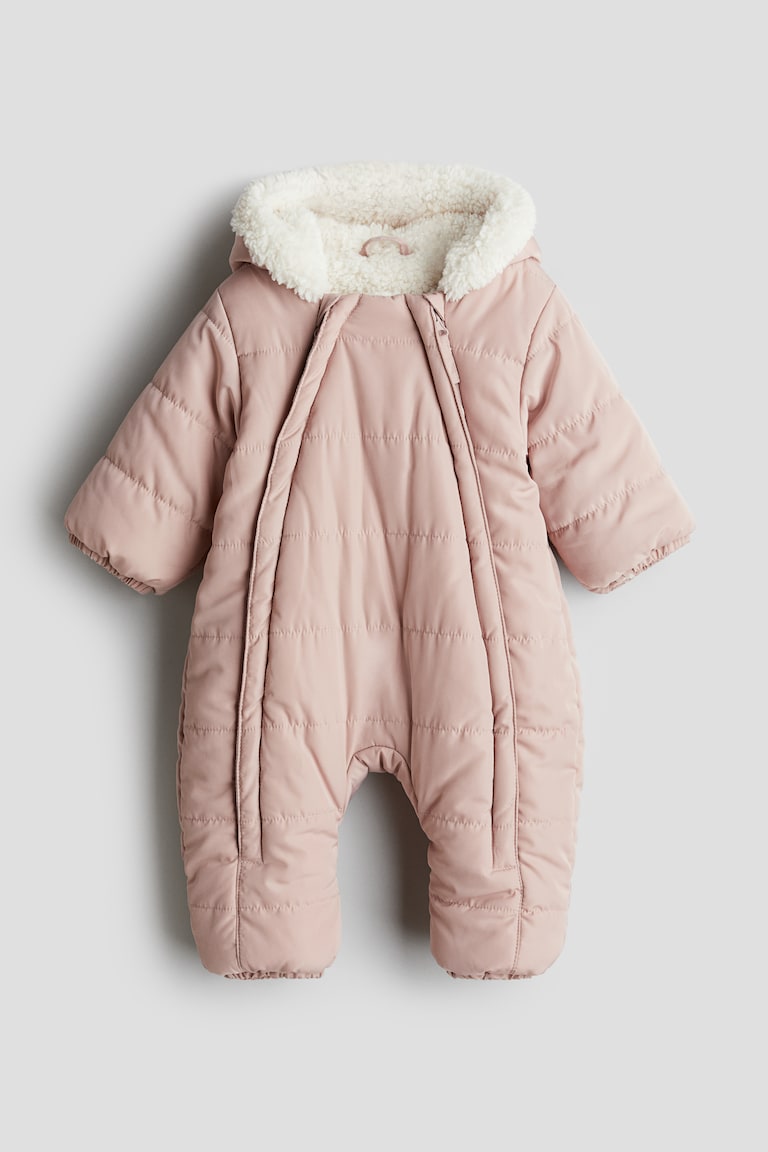 Padded all-in-one suit Pink Kids H&M GB