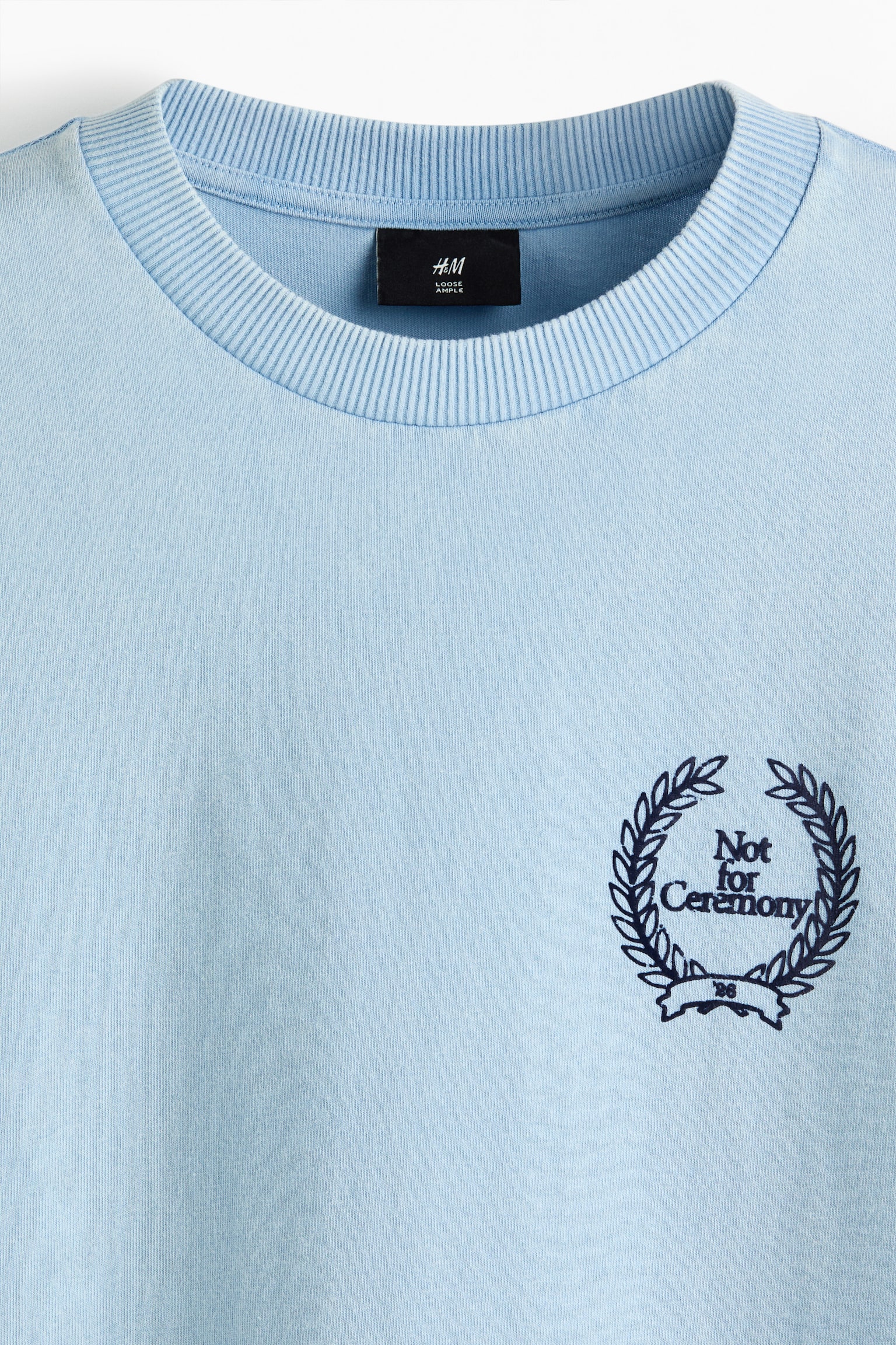 T-shirt Loose Fit - Light blue/Not for Ceremony/Szary melanż/Fortes Fortuna/Bright green/Golden - 3