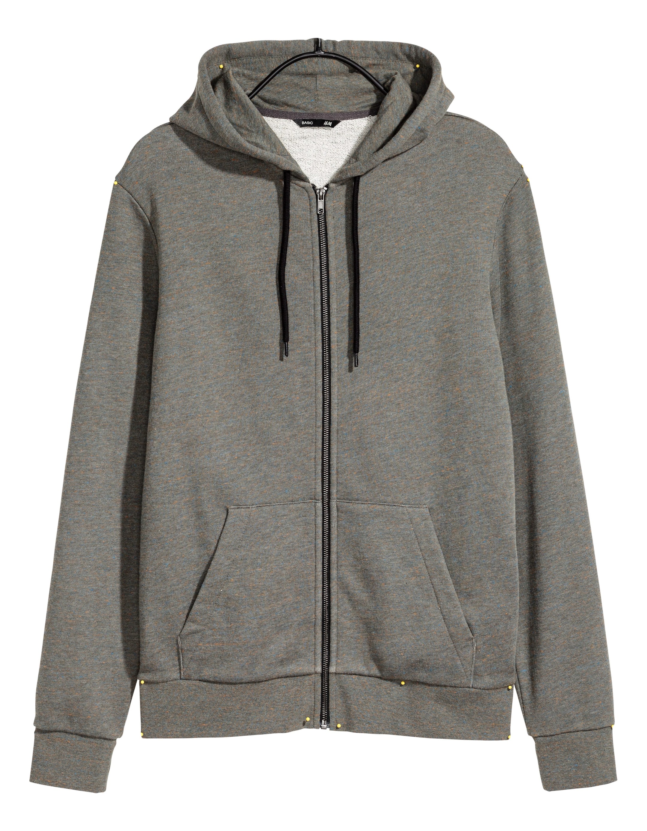 View larger image: Chandail à glissière - Khaki marl - Men | H&M CA 1