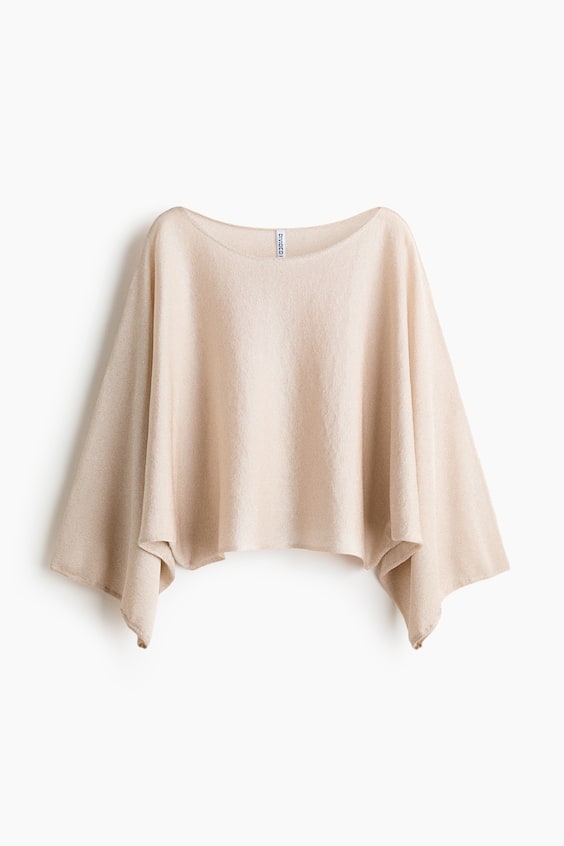 Женские топы H&M Shimmery Cape Top