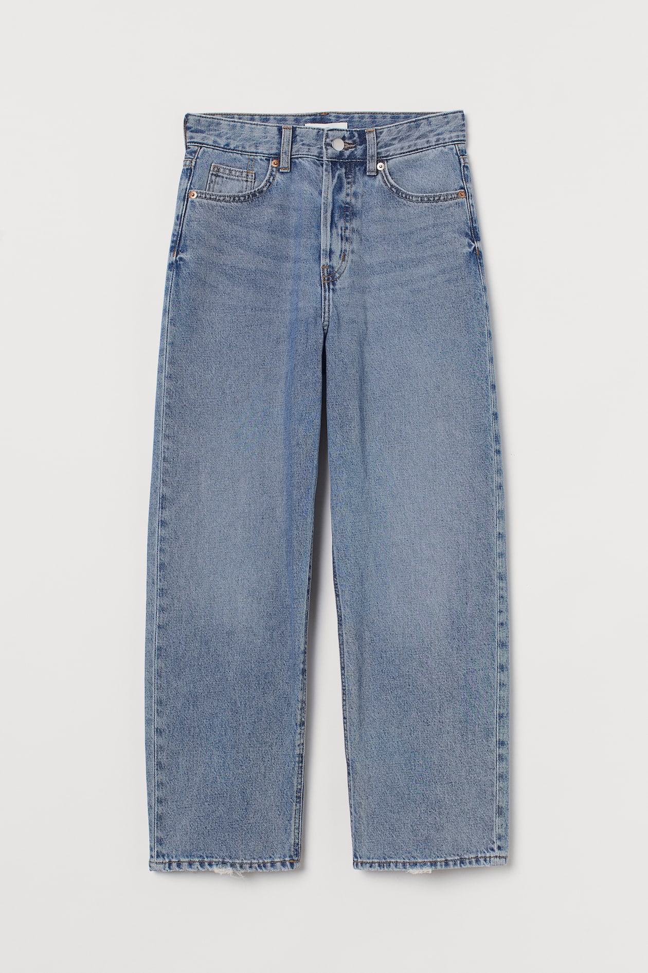Straight High Ankle Jeans
