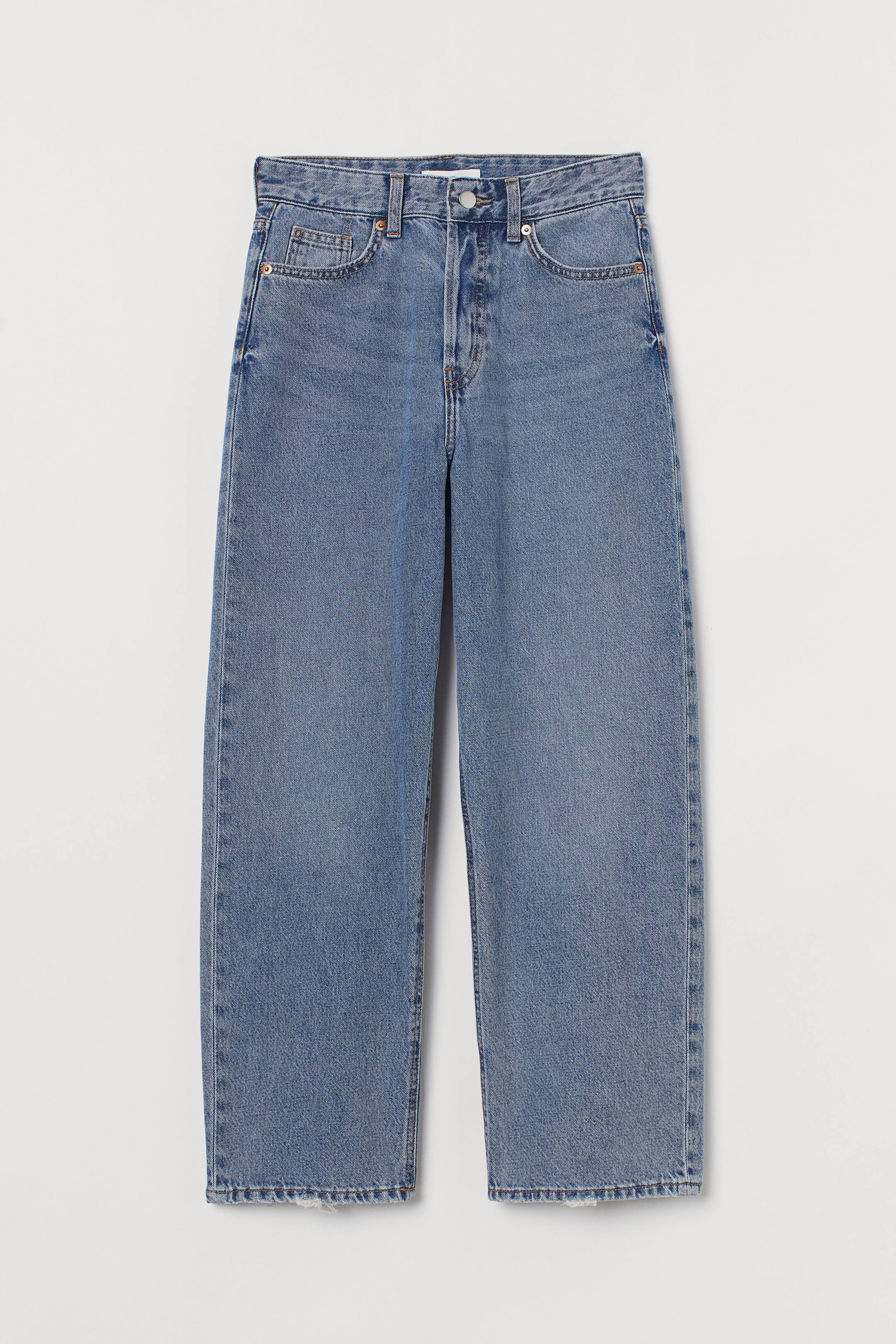 View larger image: Straight High Ankle Jeans - Denim blue - Ladies | H&M US 1