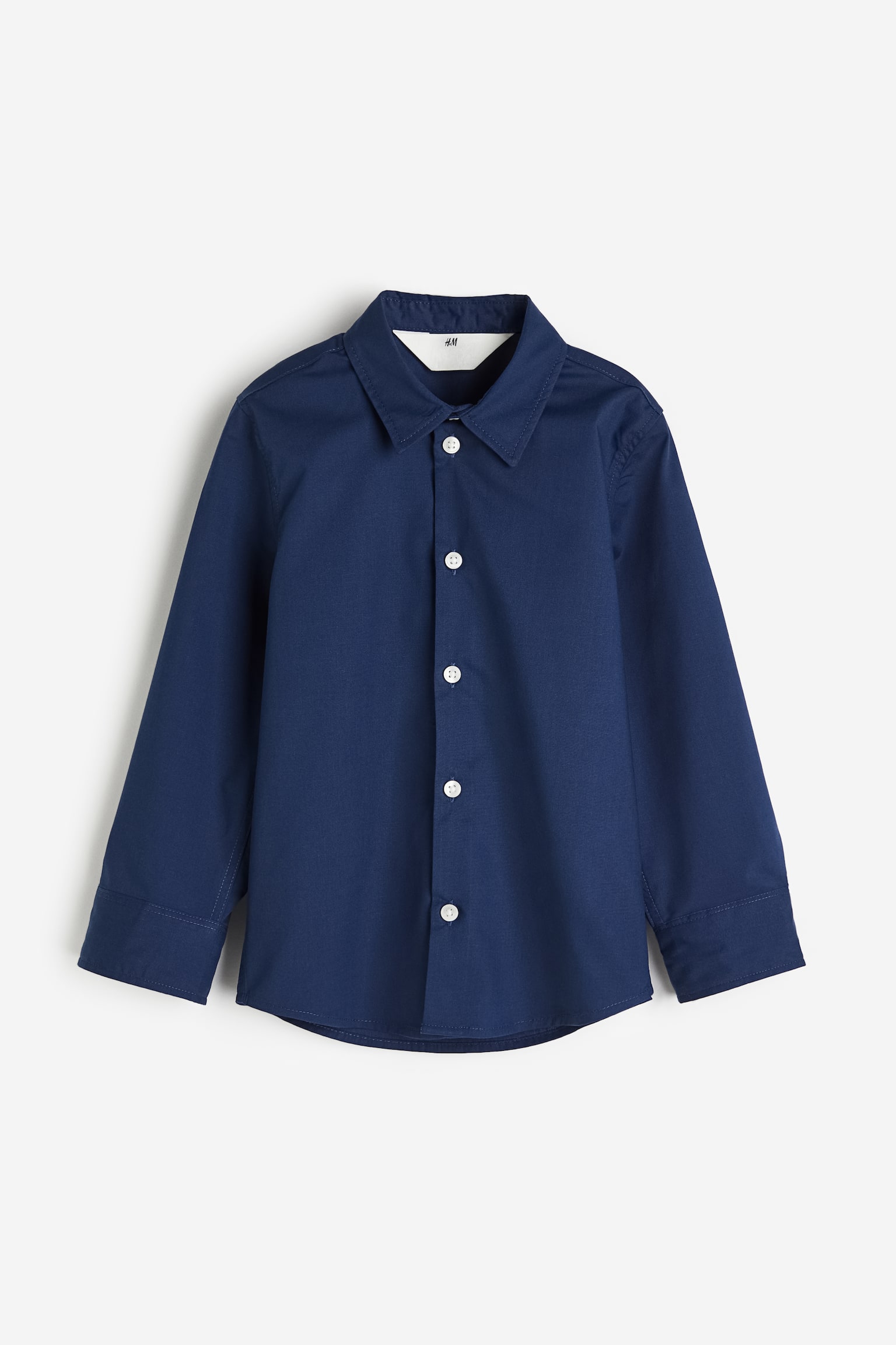 Easy Iron shirt - Navy blue/White/Black - 1