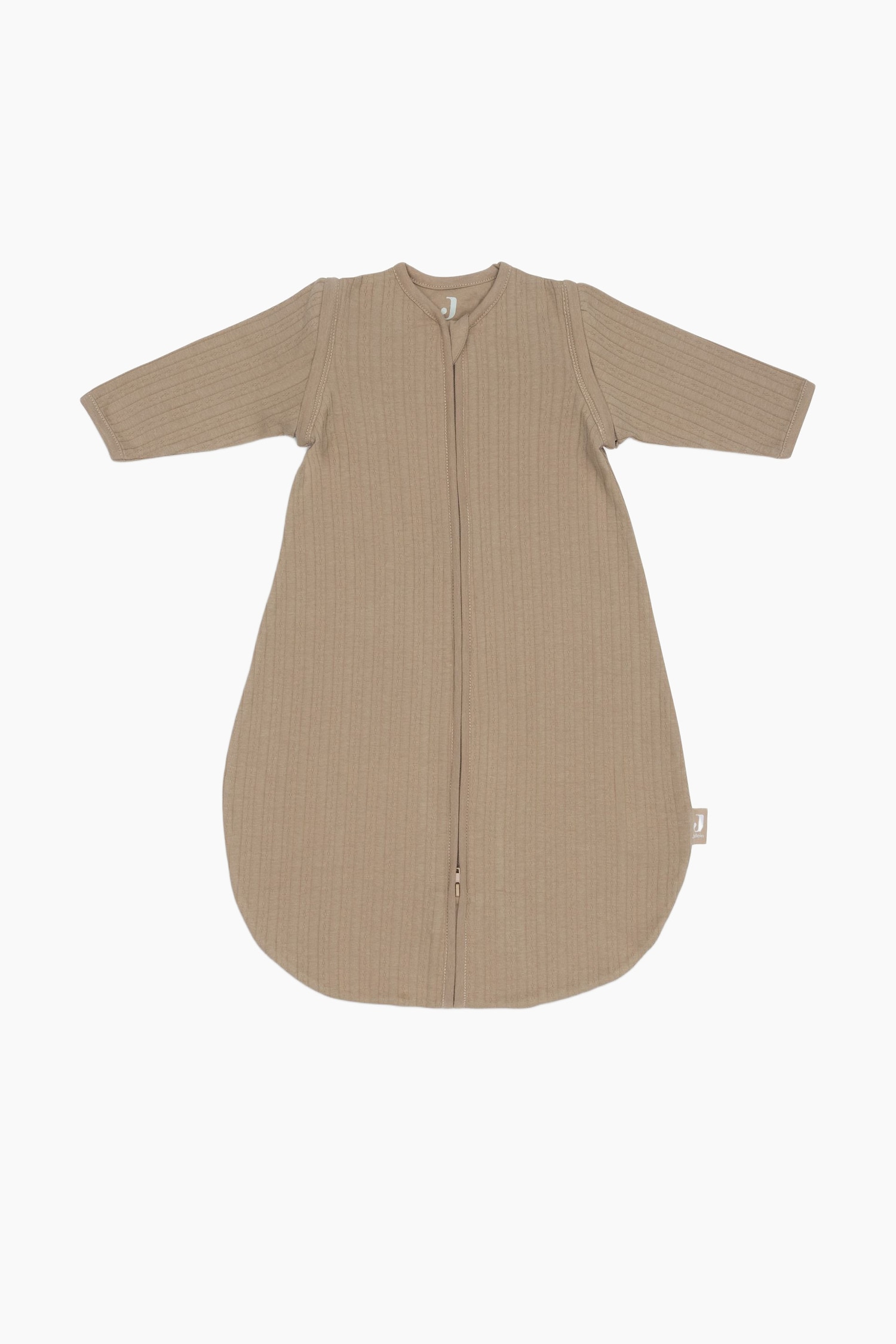 Sleeping Bag Removable Sleeves Round - Biscuit/Multicolor/Rib/ivory/Sea Green