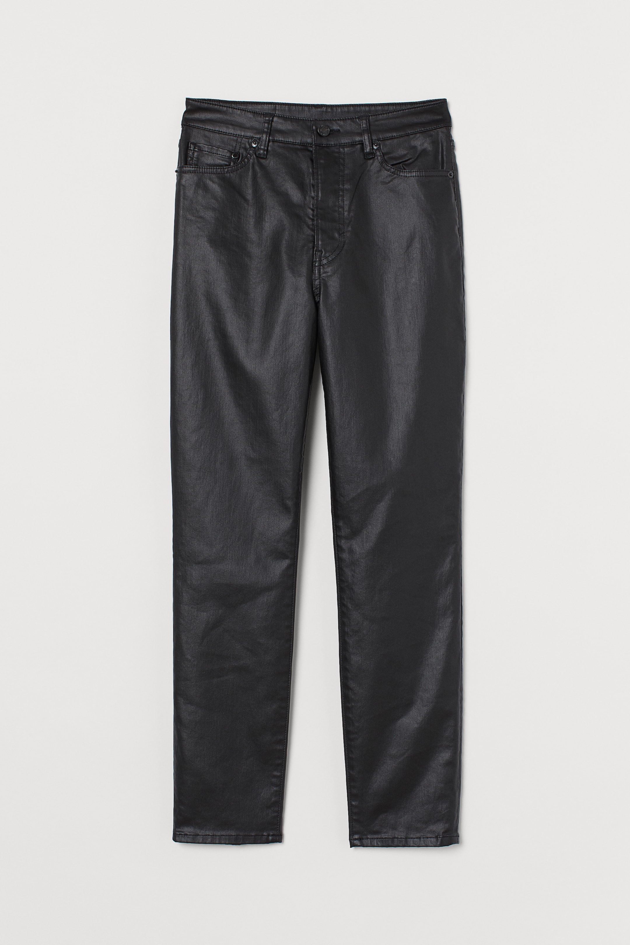 Grösseres Bild ansehen: Mom High Ankle Jeans - Schwarz/Coating - DAMEN | H&M CH 1