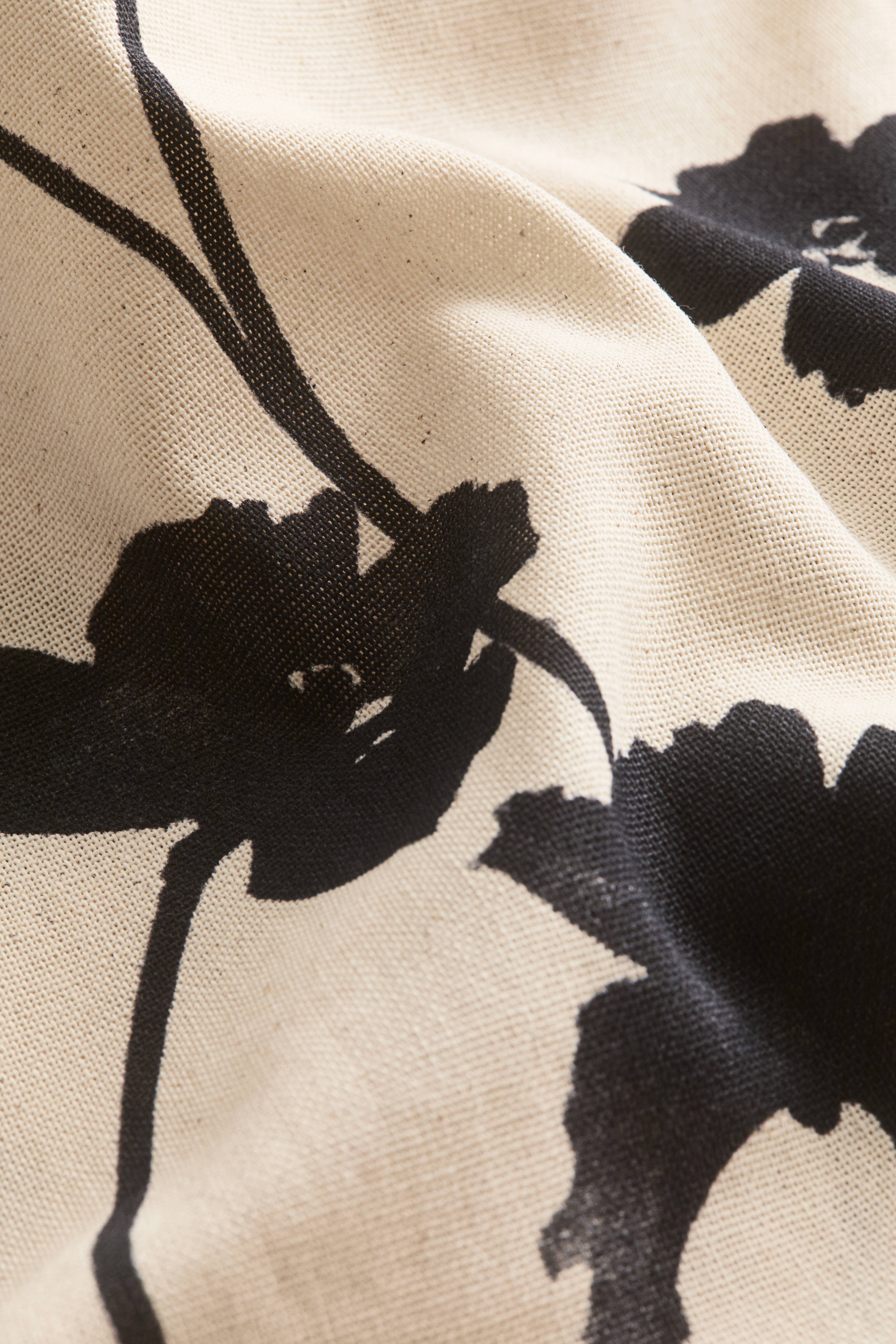 Housse de coussin en toile imprimée