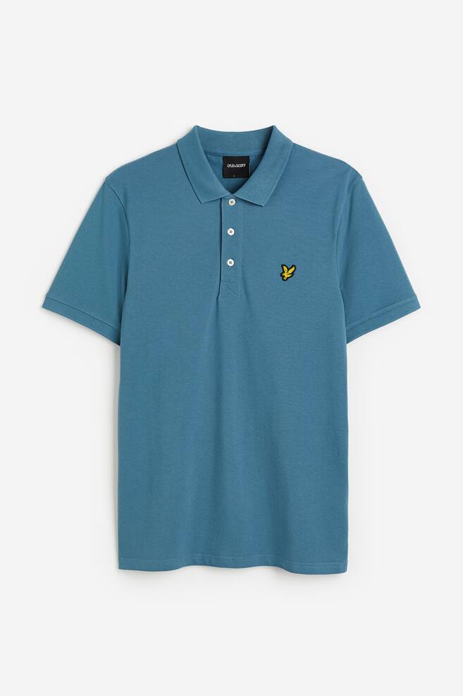 Plain Polo Shirt - Skipton Blue/Weiss/Schwarz/Marine