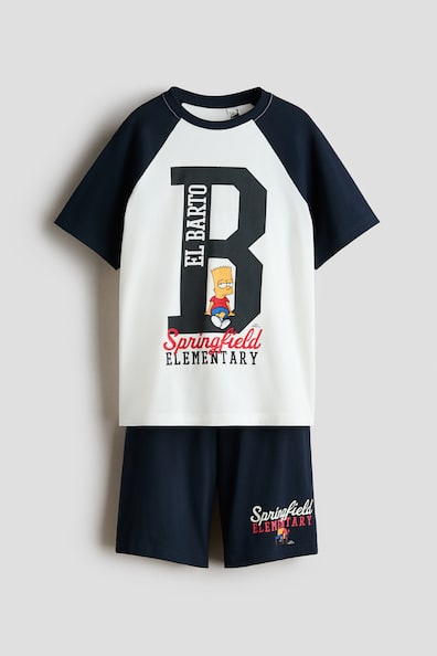 プリントコットンパジャマ
