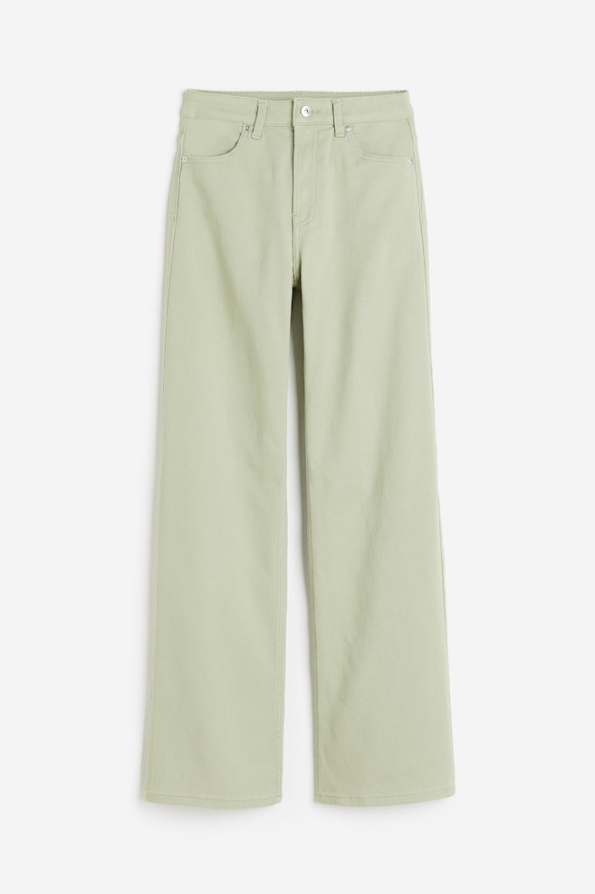 Wide twill trousers - Sage green/Black/Sky blue/Beige/dc/dc/dc/dc/dc/dc/dc/dc - 2