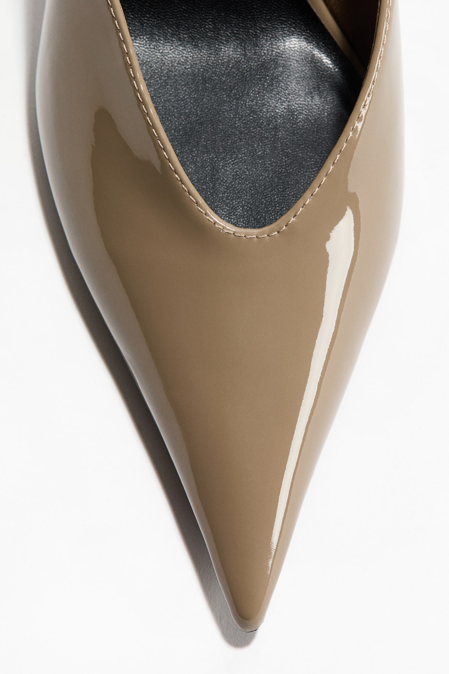 Pointed heeled mules - Khaki beige - 3