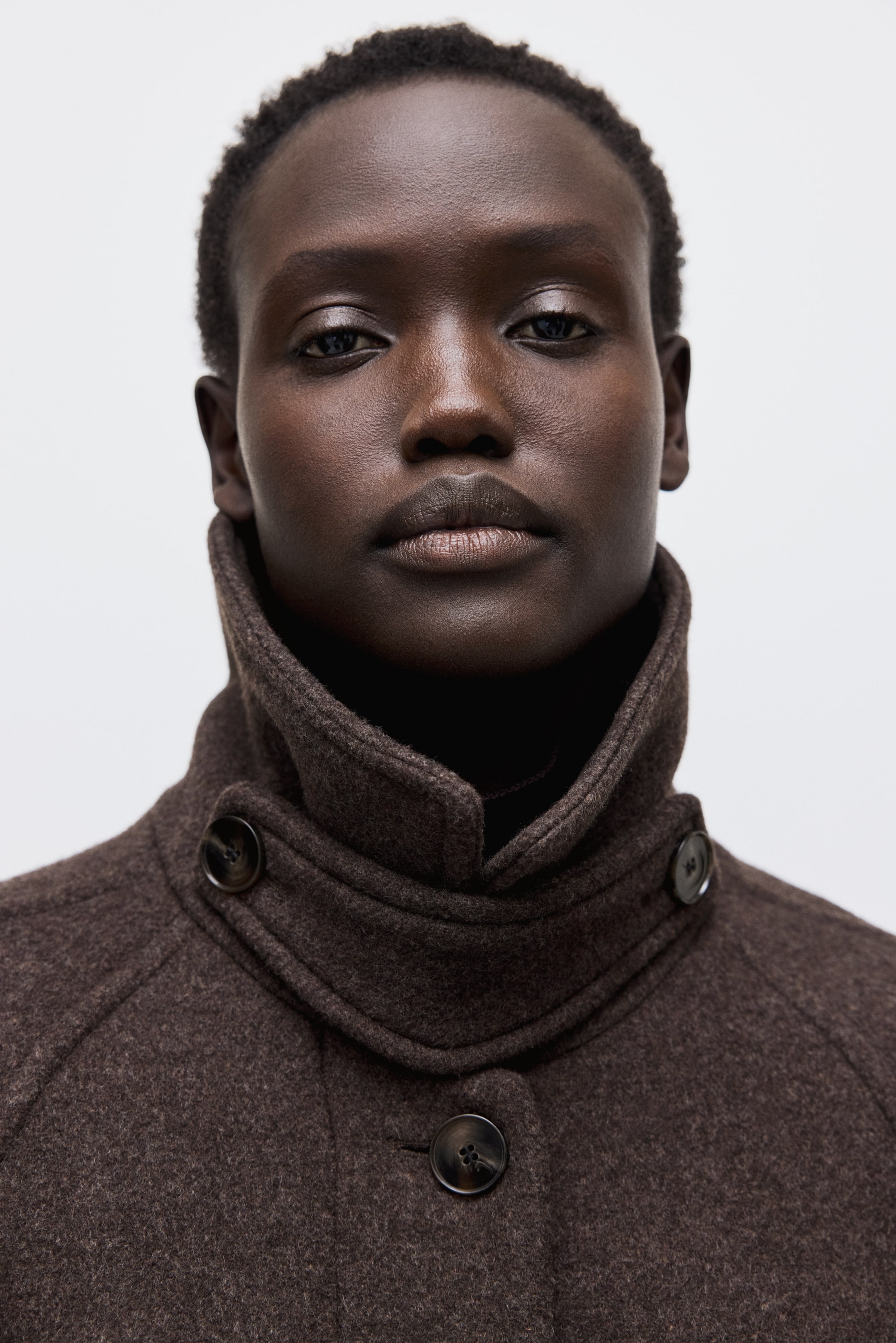 Agrandir l'image: Manteau oversize en laine mélangée - Marron foncé - FEMME | H&M CH 3